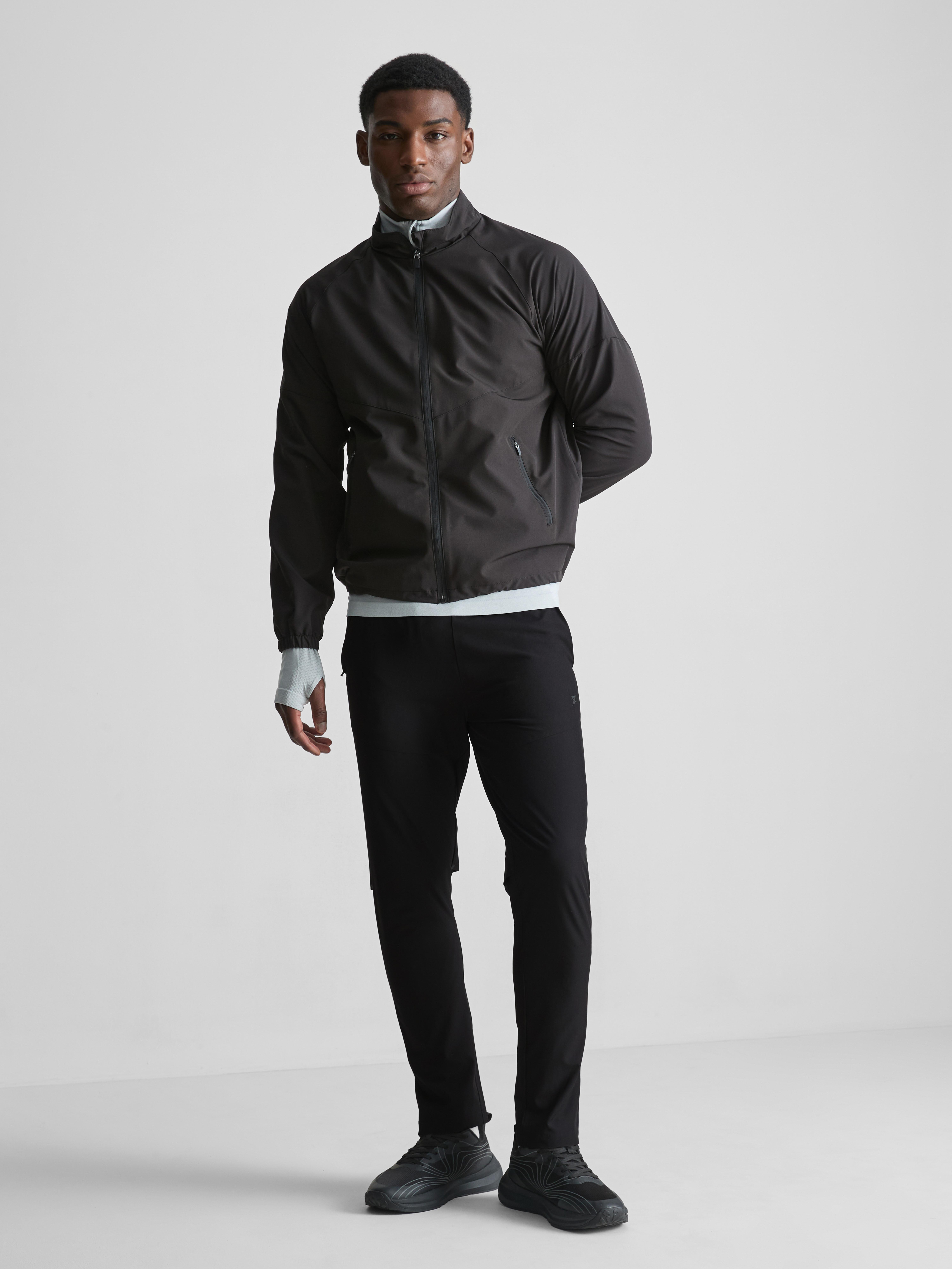 Elastic Gym Pants - Black
