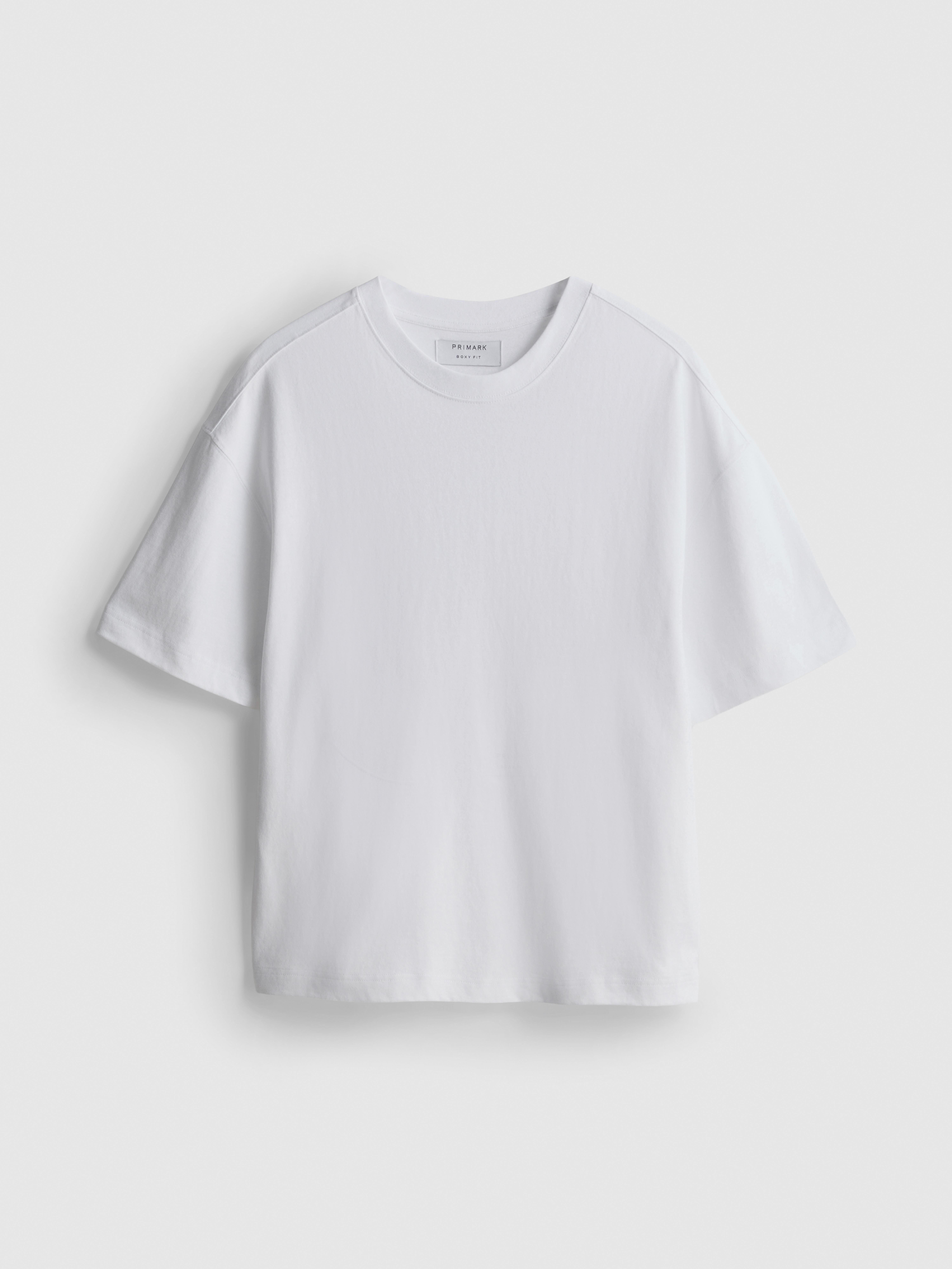 Pure Cotton Boxy T-Shirt - White