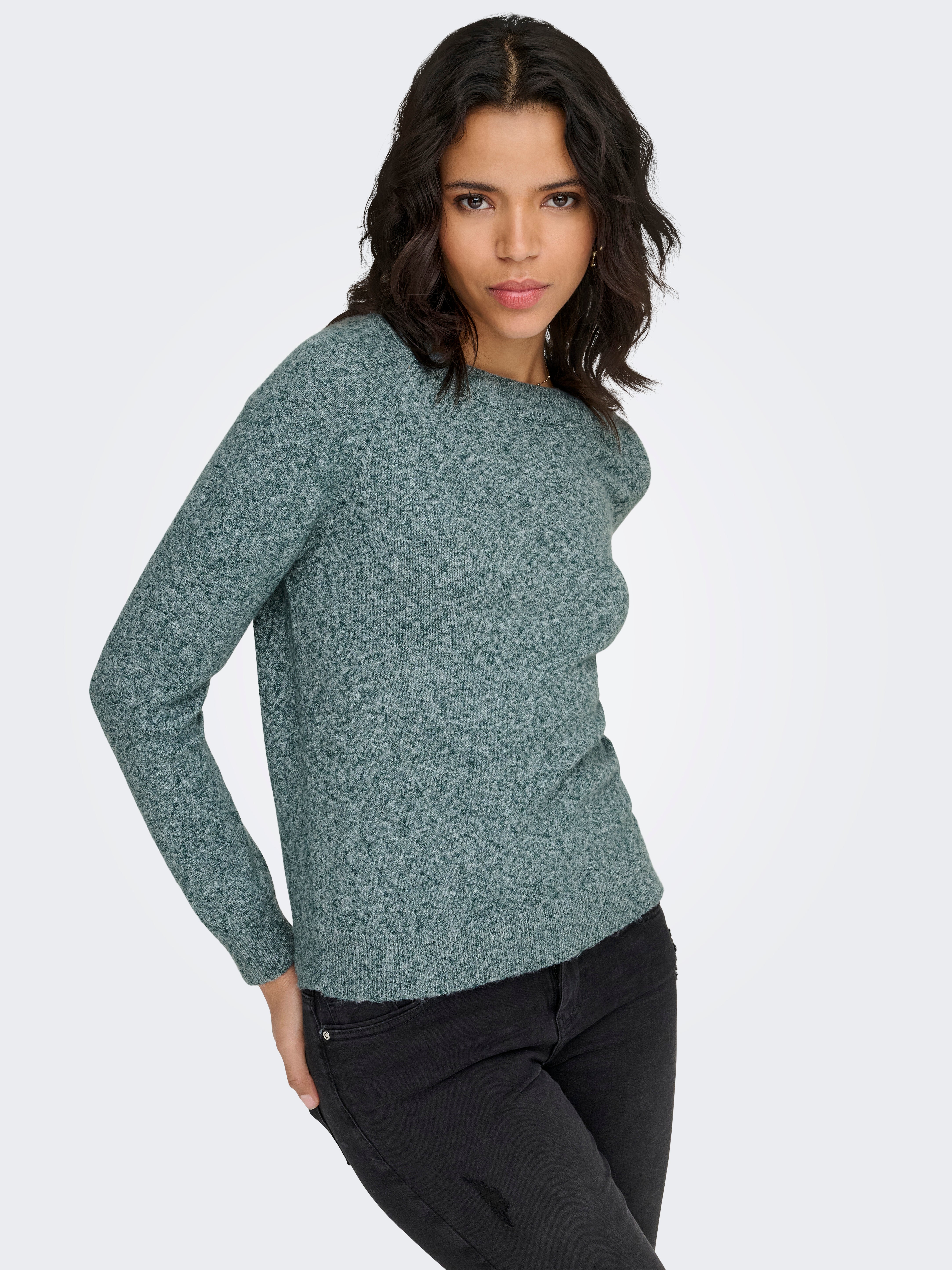 ONLRICA Knitted pullover Sea Moss