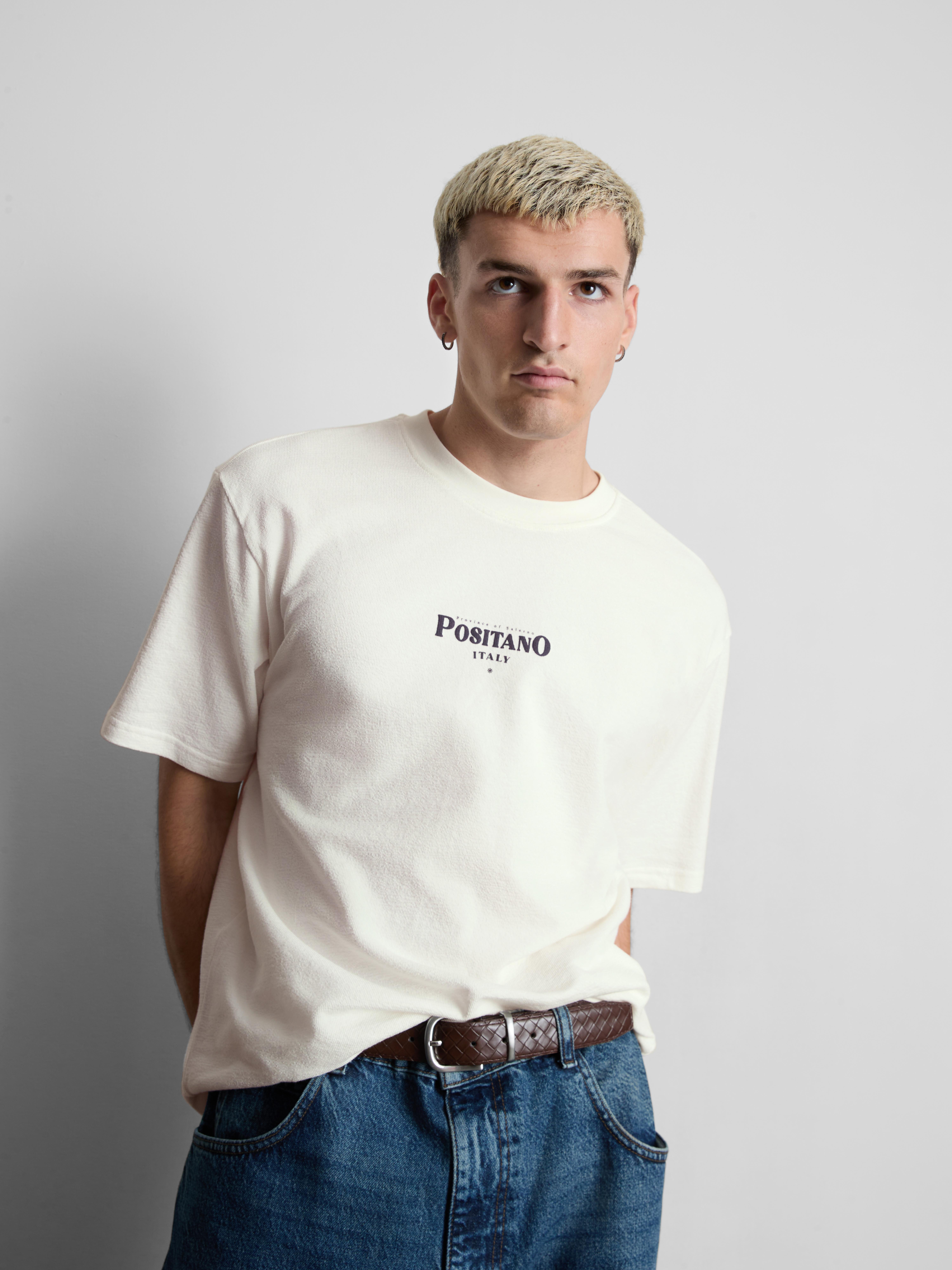 Positano Back Graphic T-Shirt - Ivory