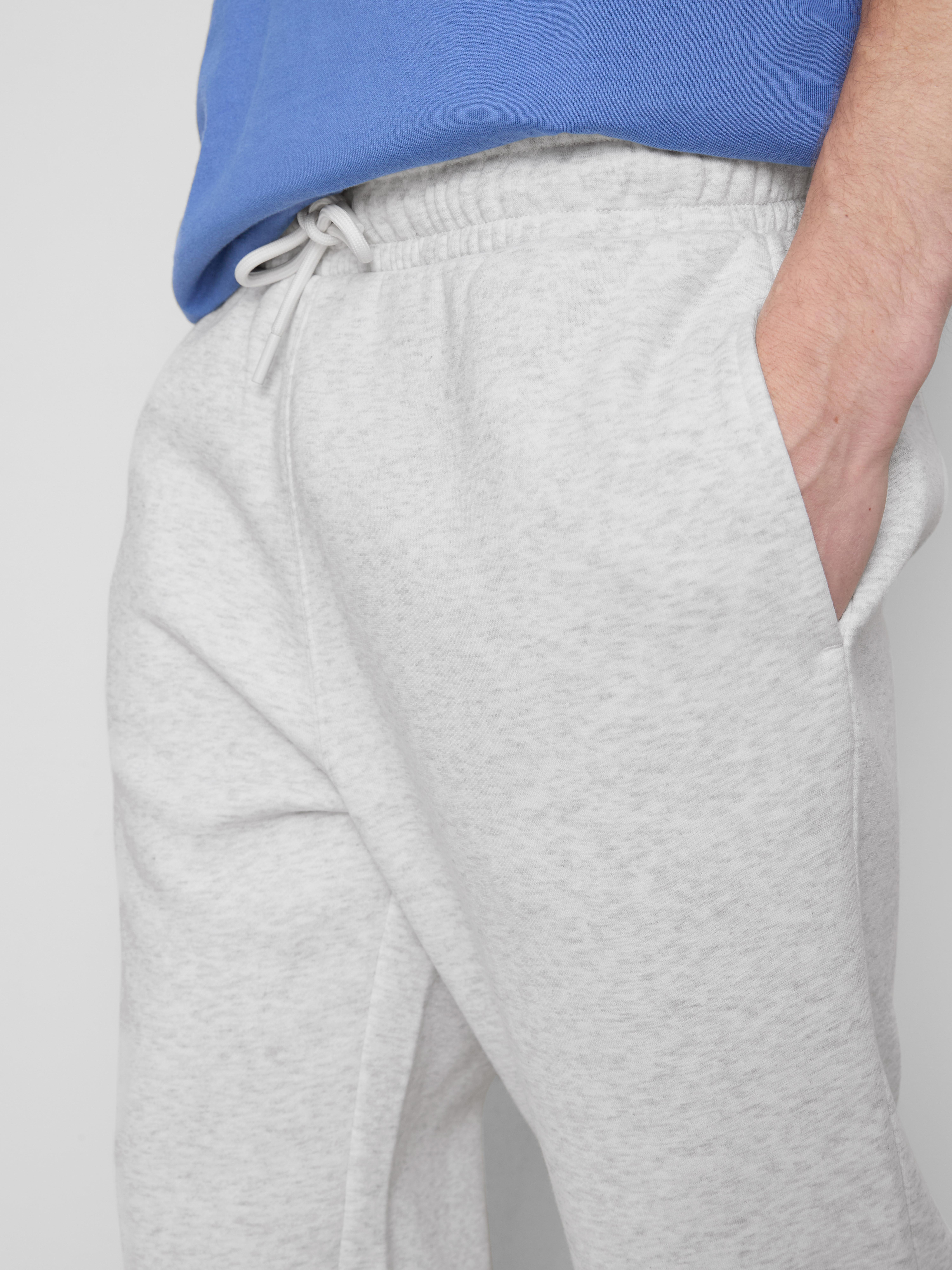Stretch Waist Cuffed Joggers - Gray