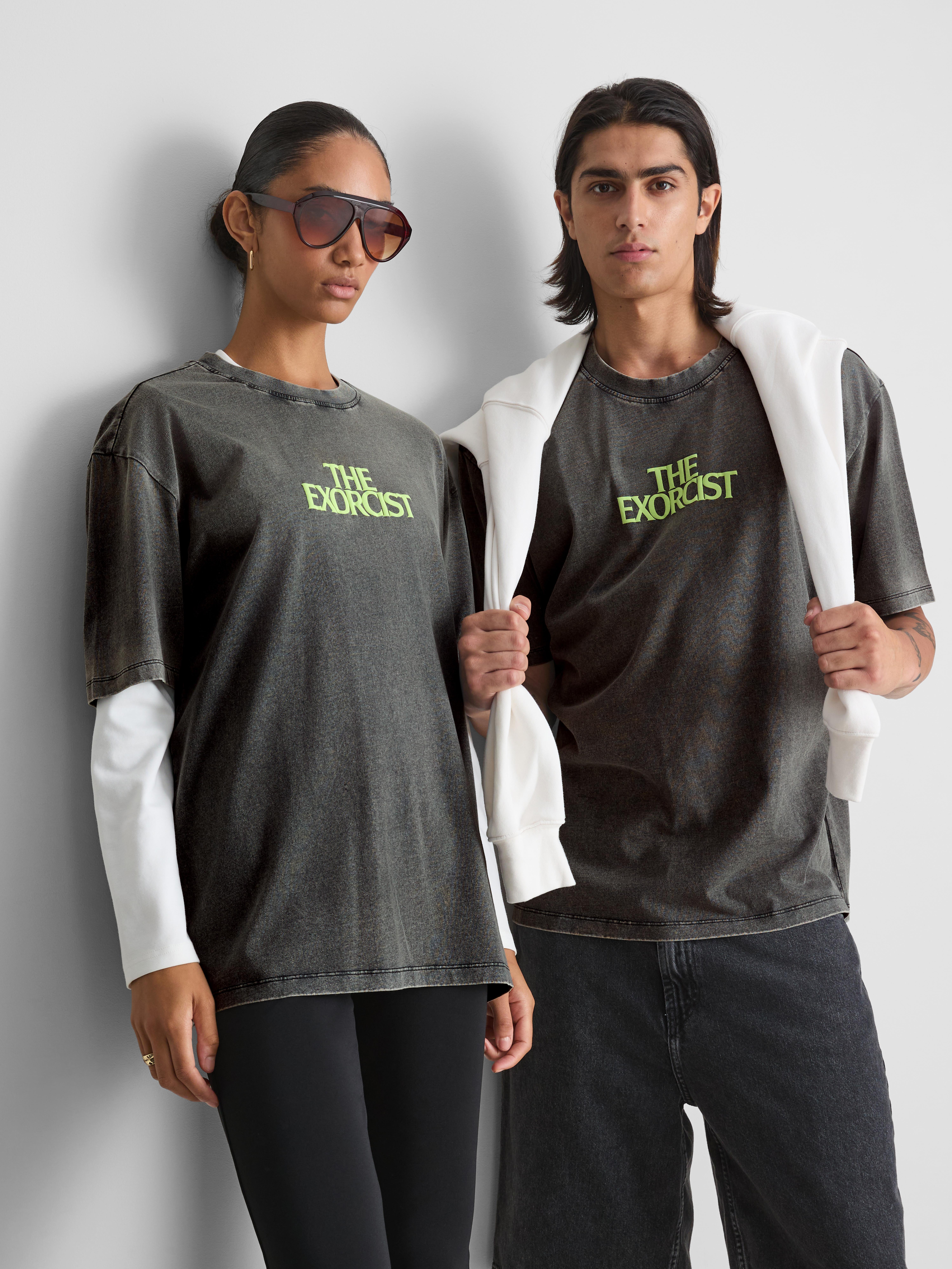 The Exorcist Graphic T-Shirt - Charcoal