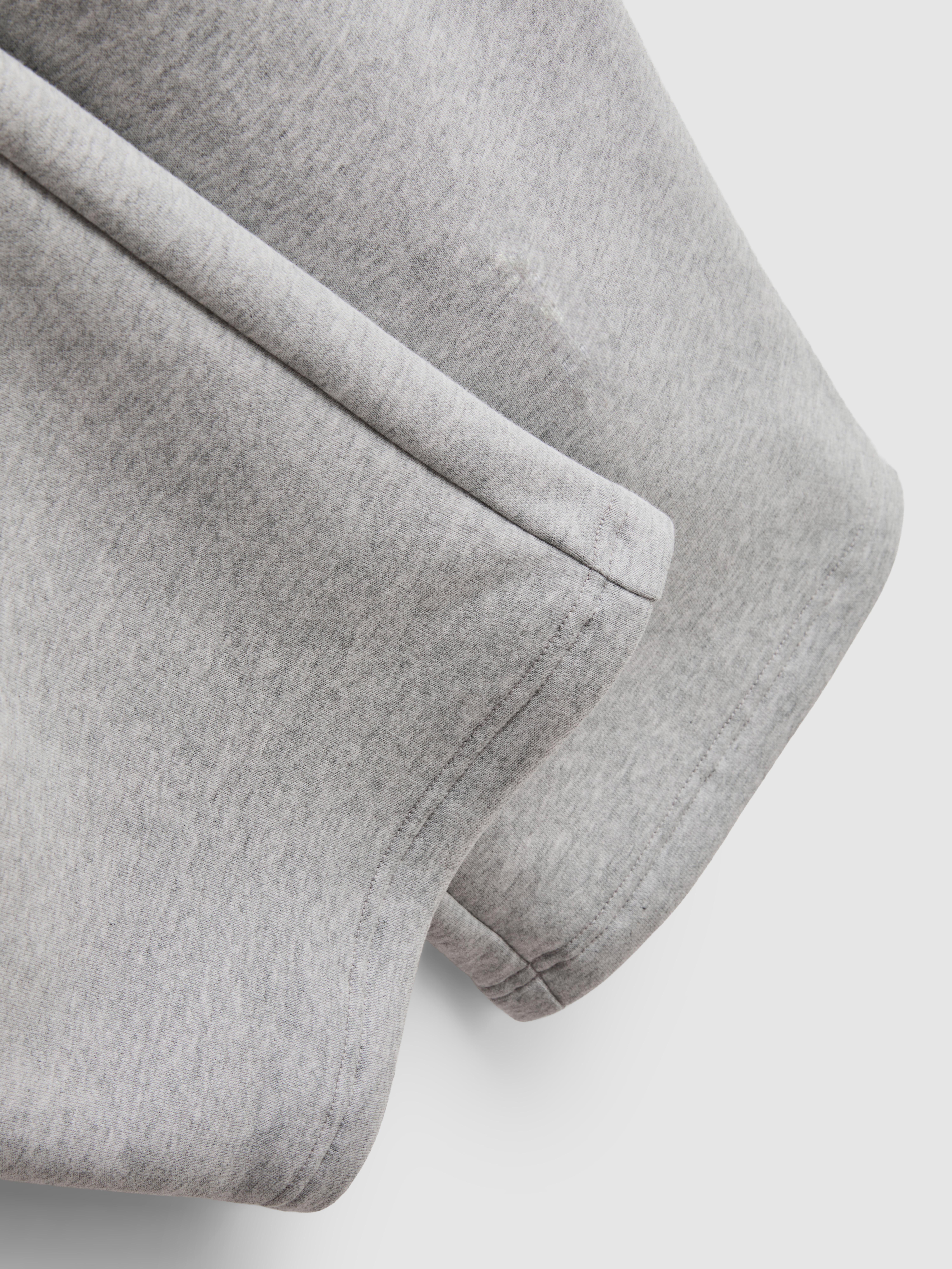 Cotton Rich Straight Leg Sweatpants - Gray