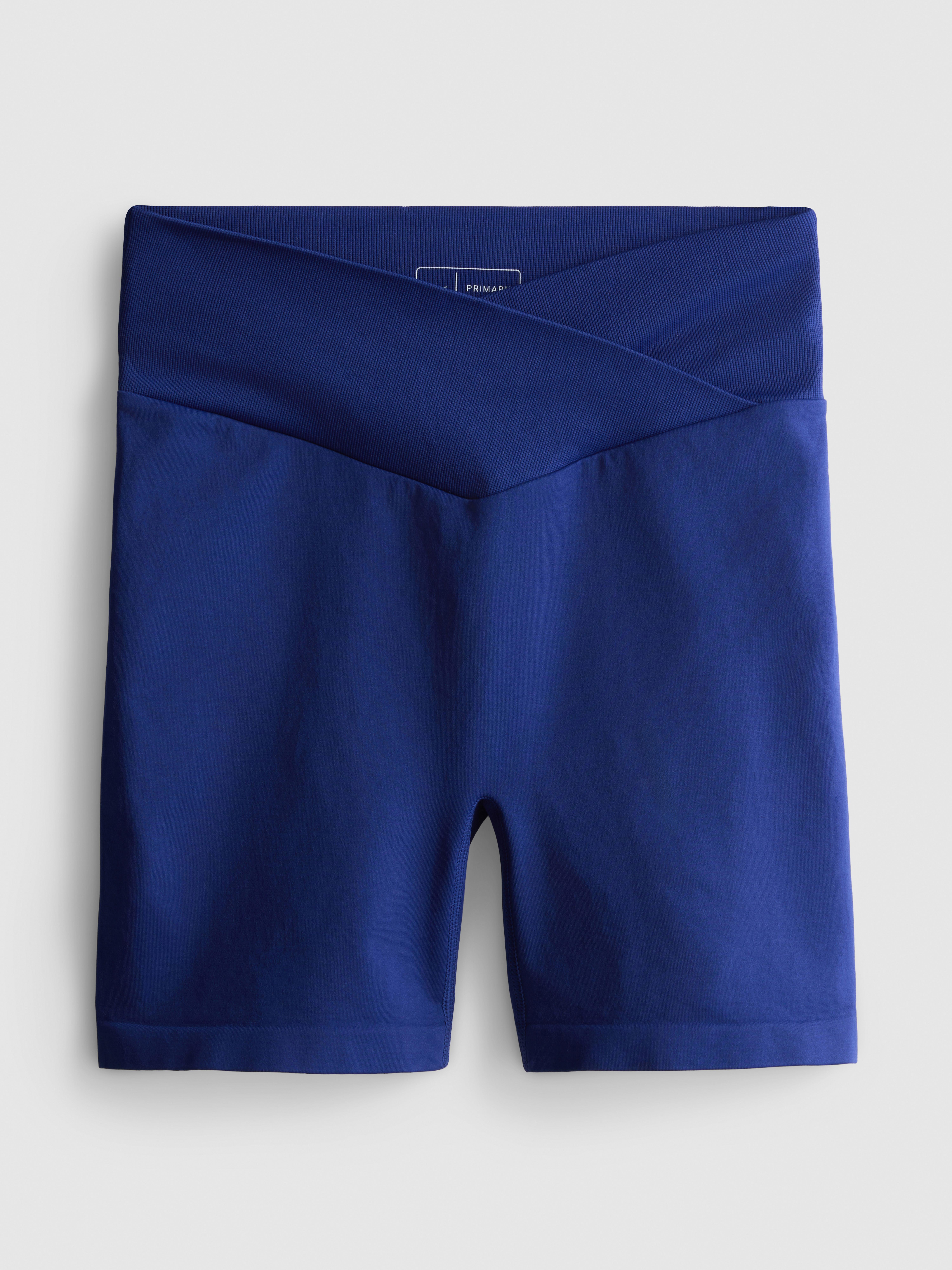 Seamless Crossover Active Shorts - Cobalt