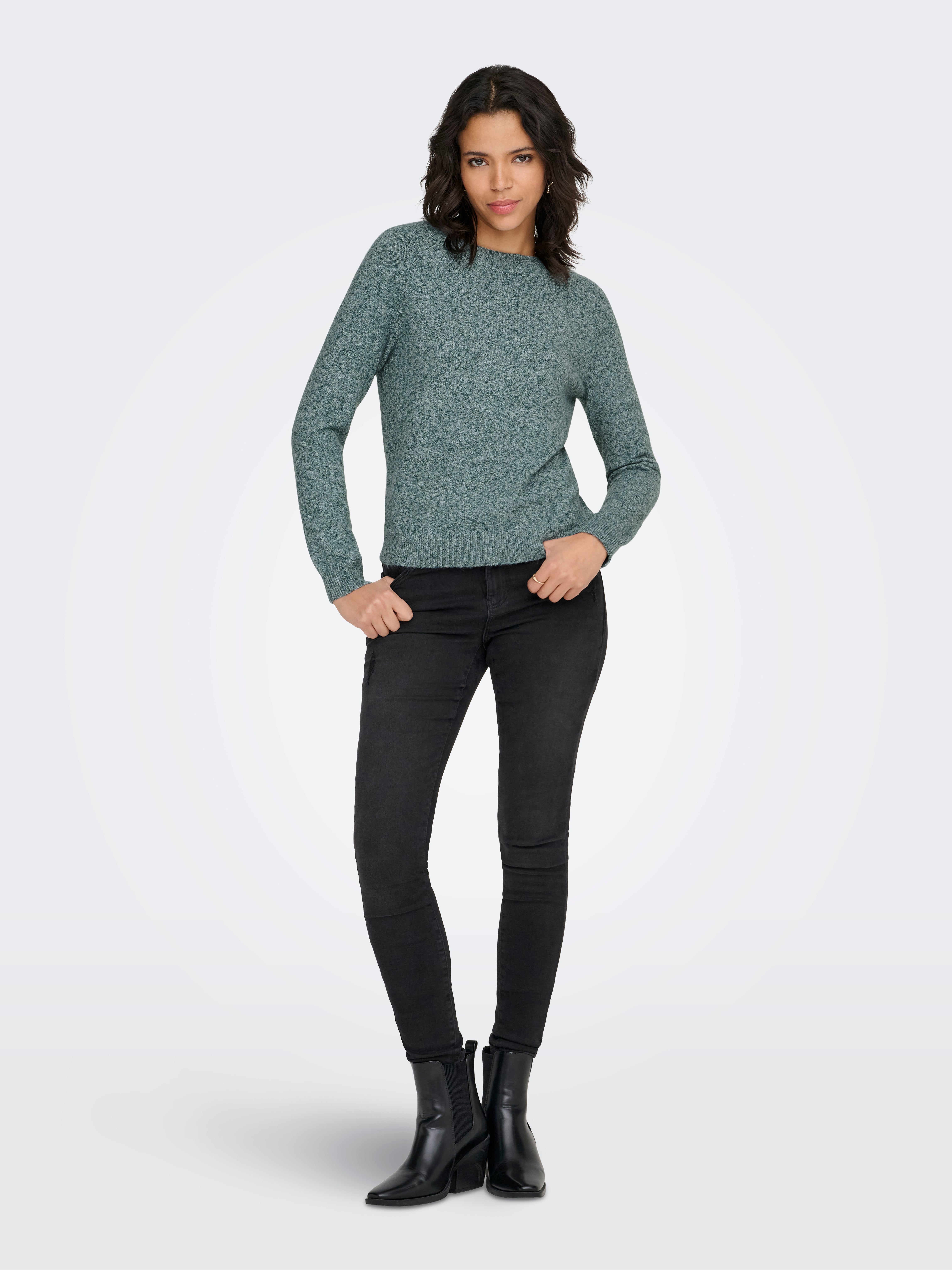 ONLRICA Knitted pullover Sea Moss