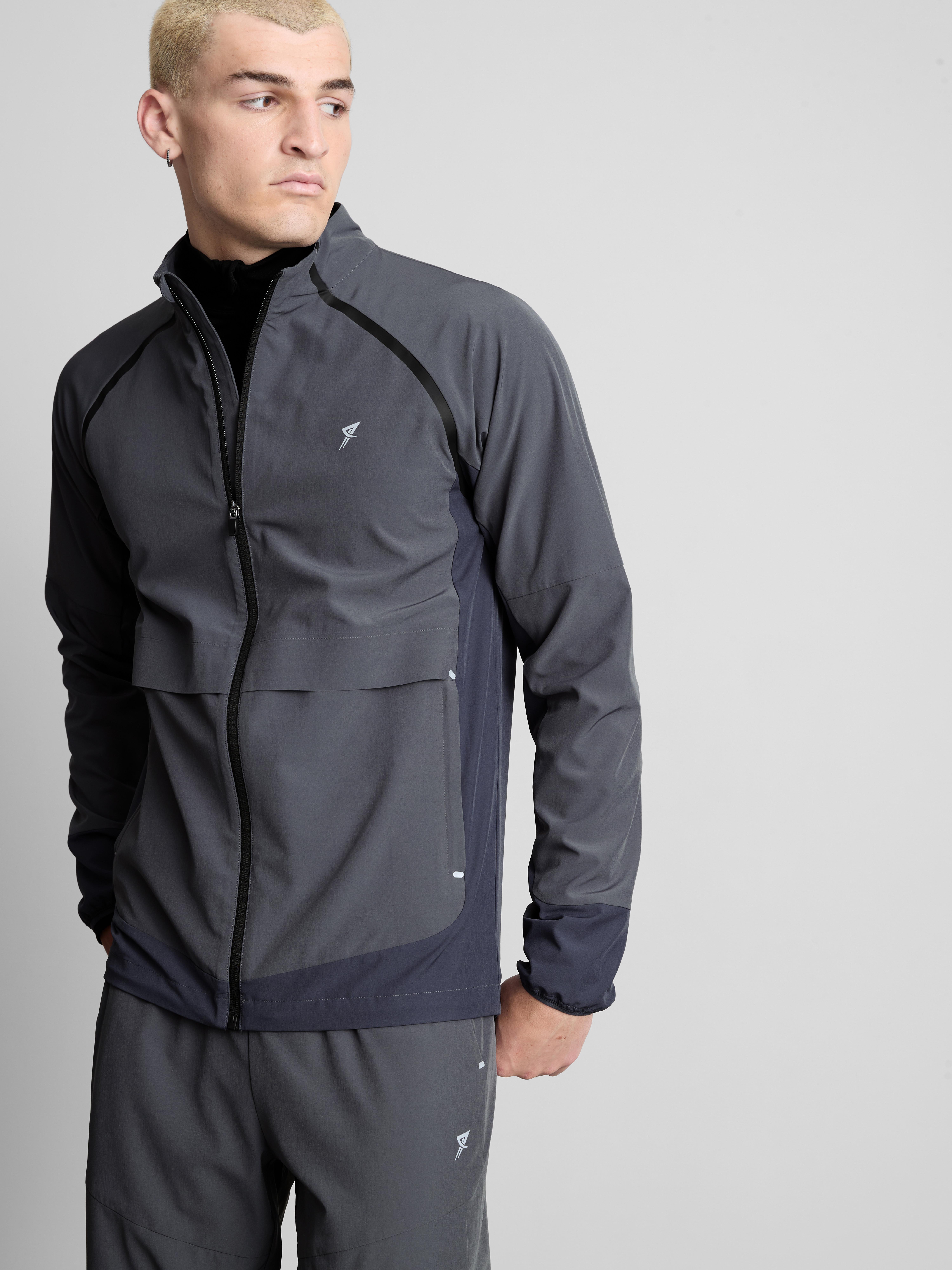 Zip-Up Active Jacket - Blue