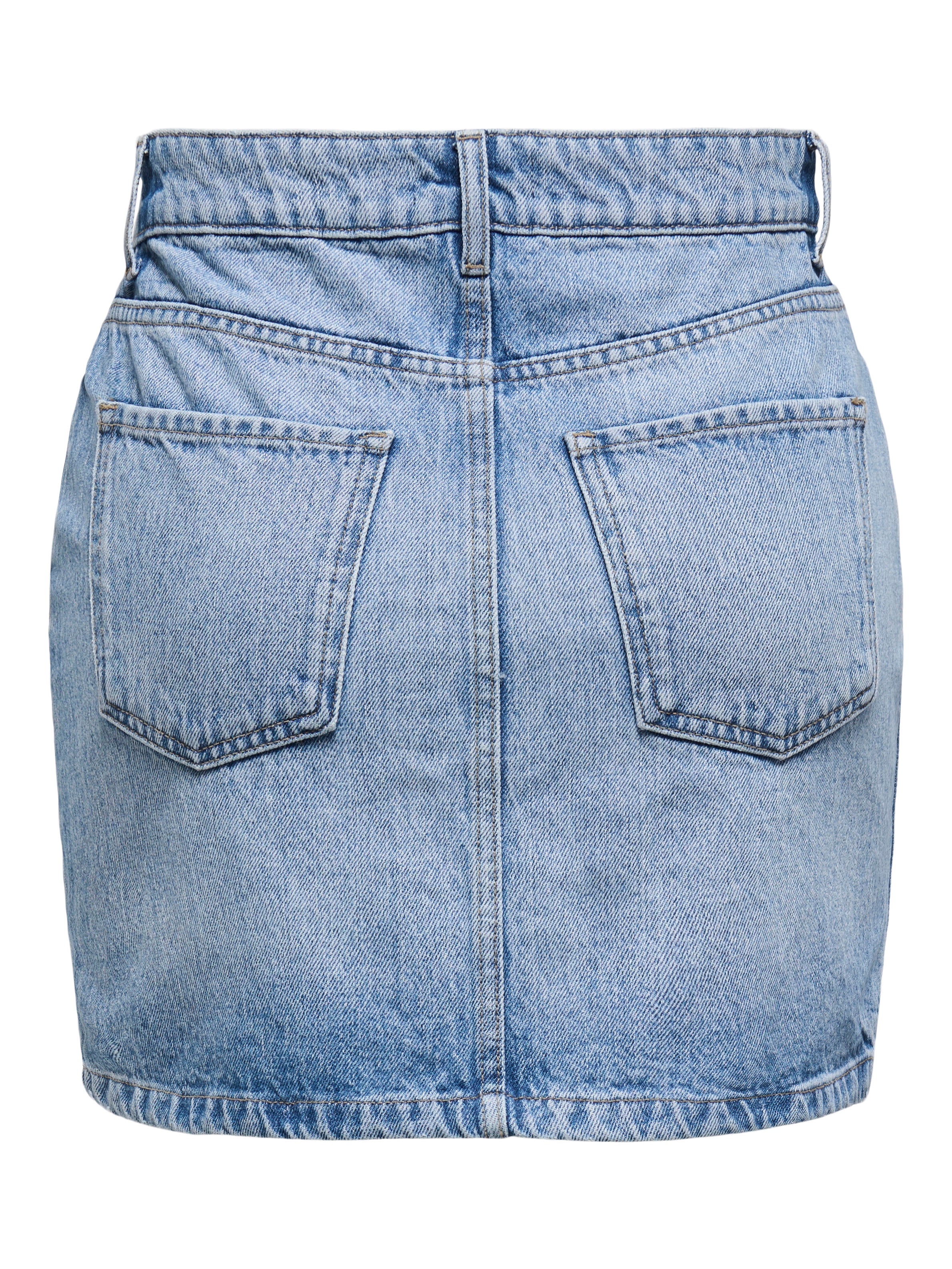 ONLSTELLA Denim Short skirt Light Blue Denim