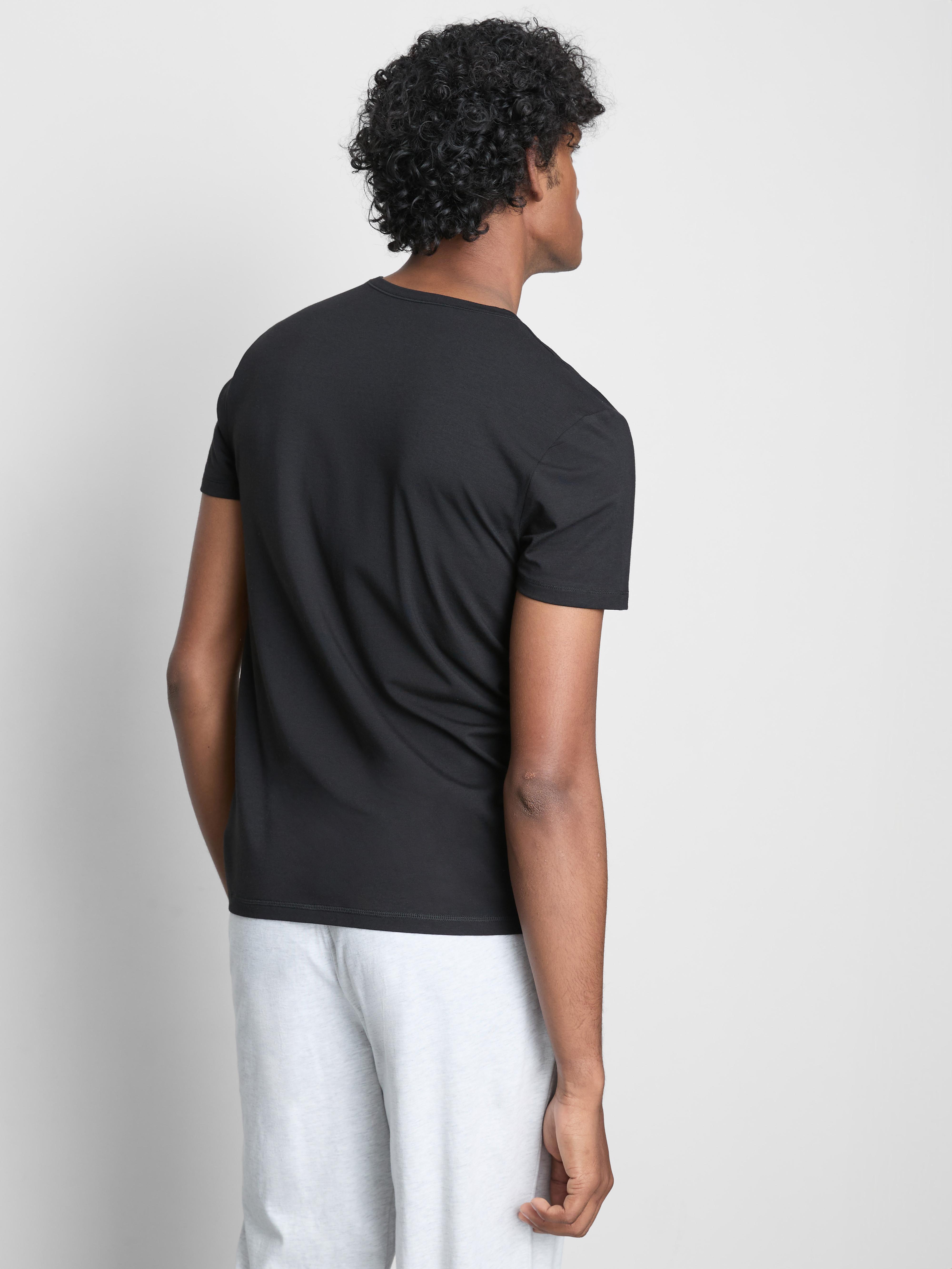 2pk Essential Short-Sleeve T-Shirt - Black