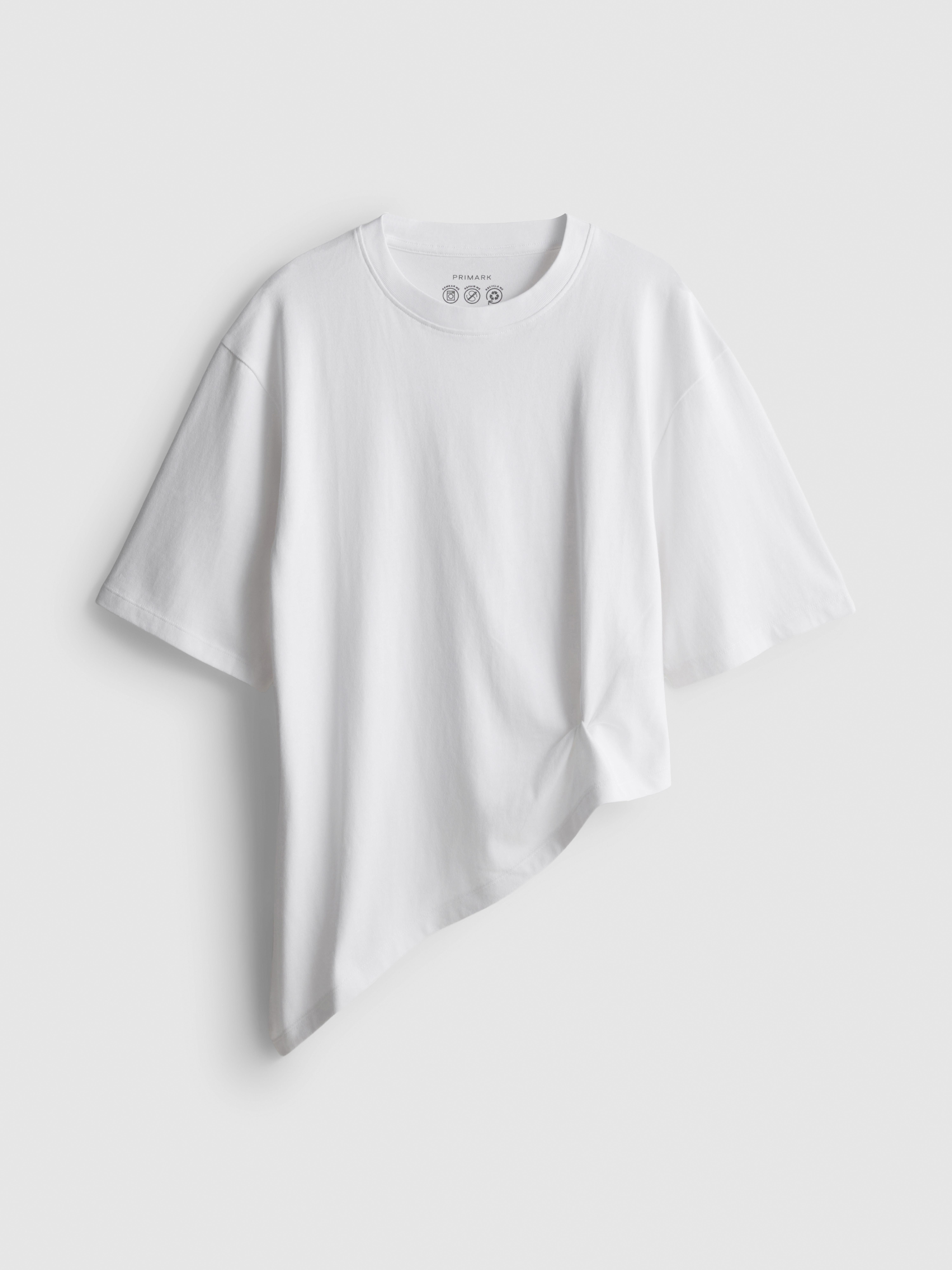 Paula Echevarría Asymmetric Knot Tee - White