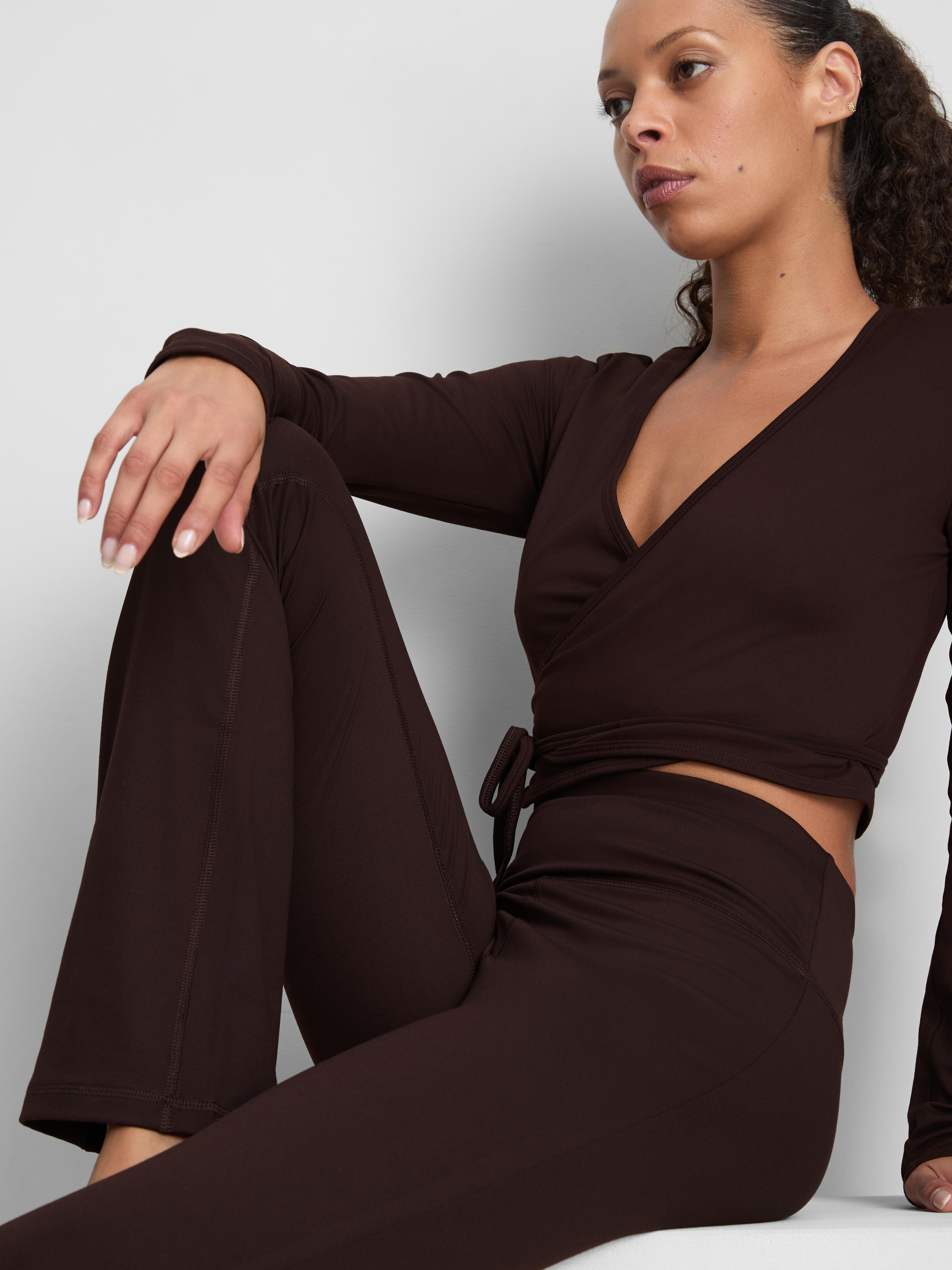 Primark Form | Smooth Support Flared Leggings - Dark Purple