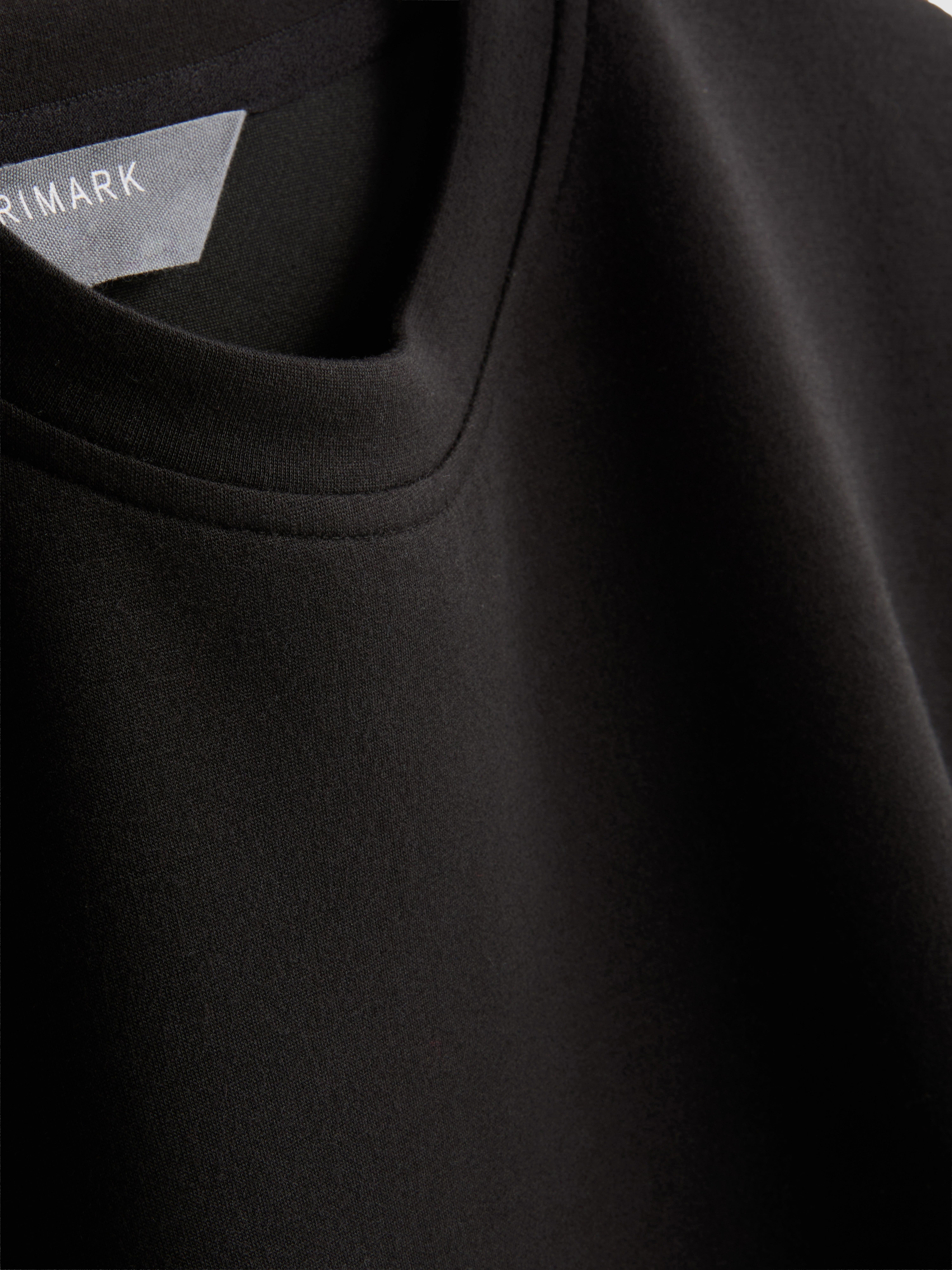 Modal-Blend Crewneck Sweatshirt - Black