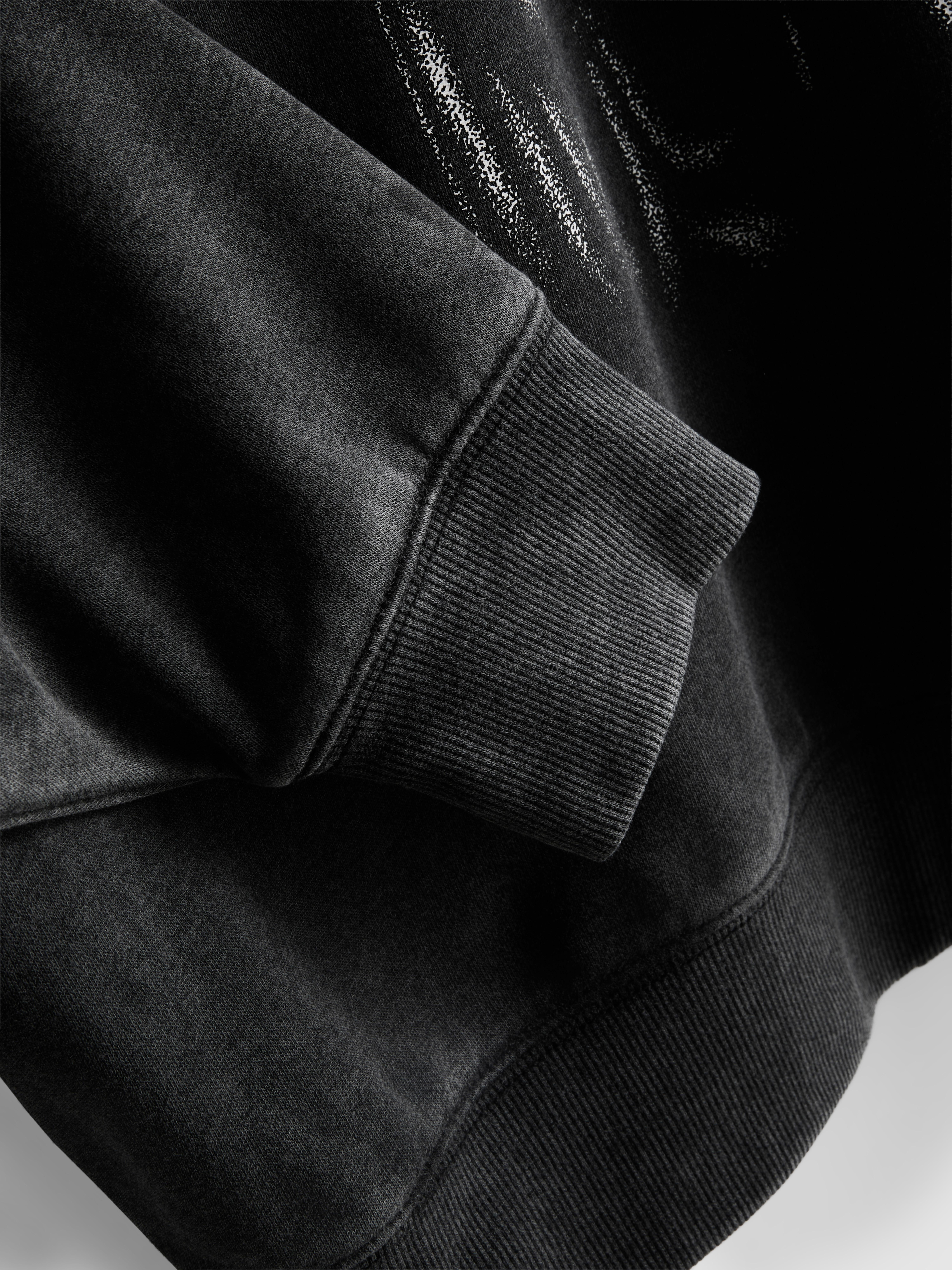 Ghostface Cotton Rich Sweatshirt - Charcoal