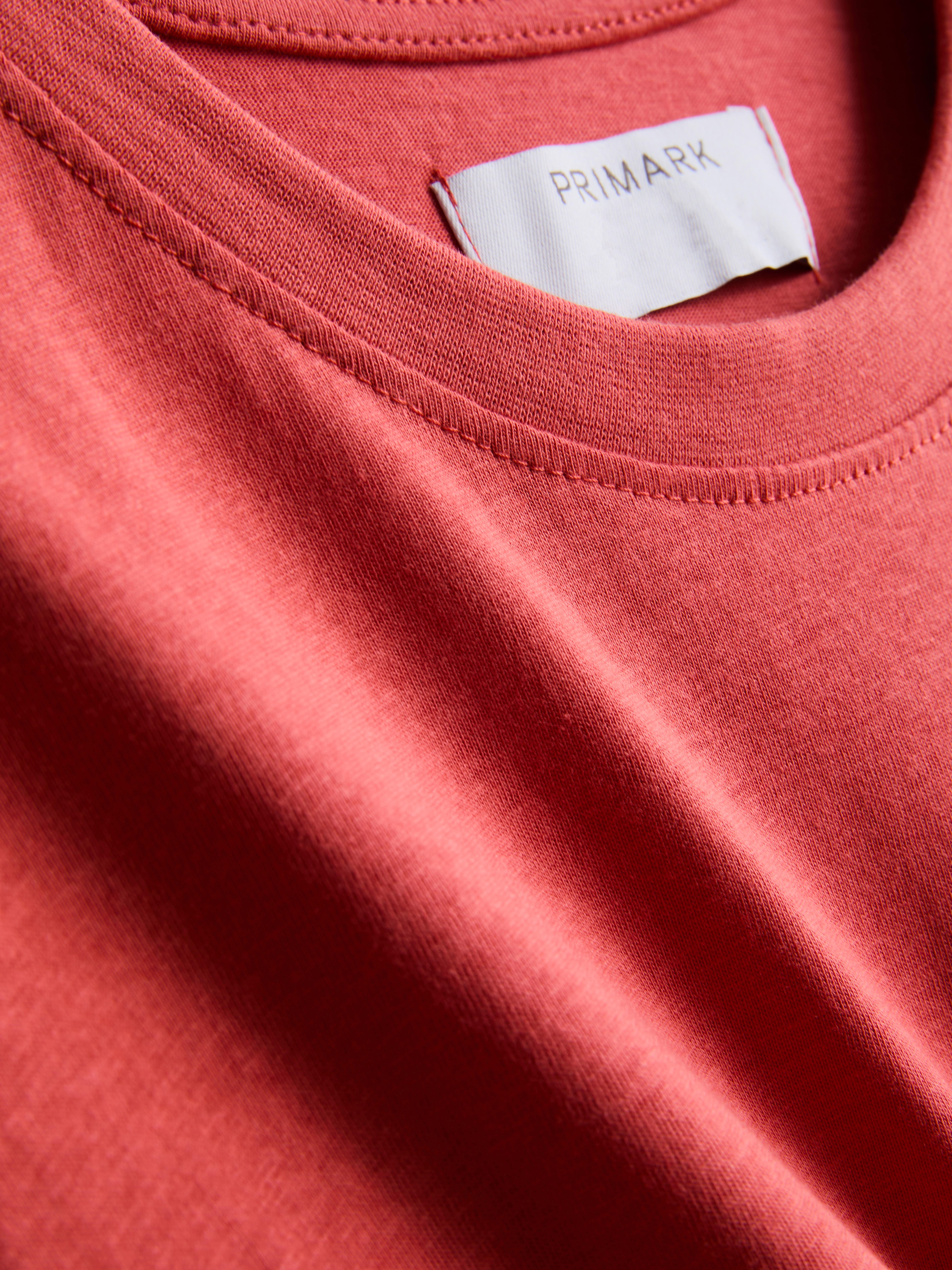 Regular Fit Short Sleeve T-Shirt - Coral