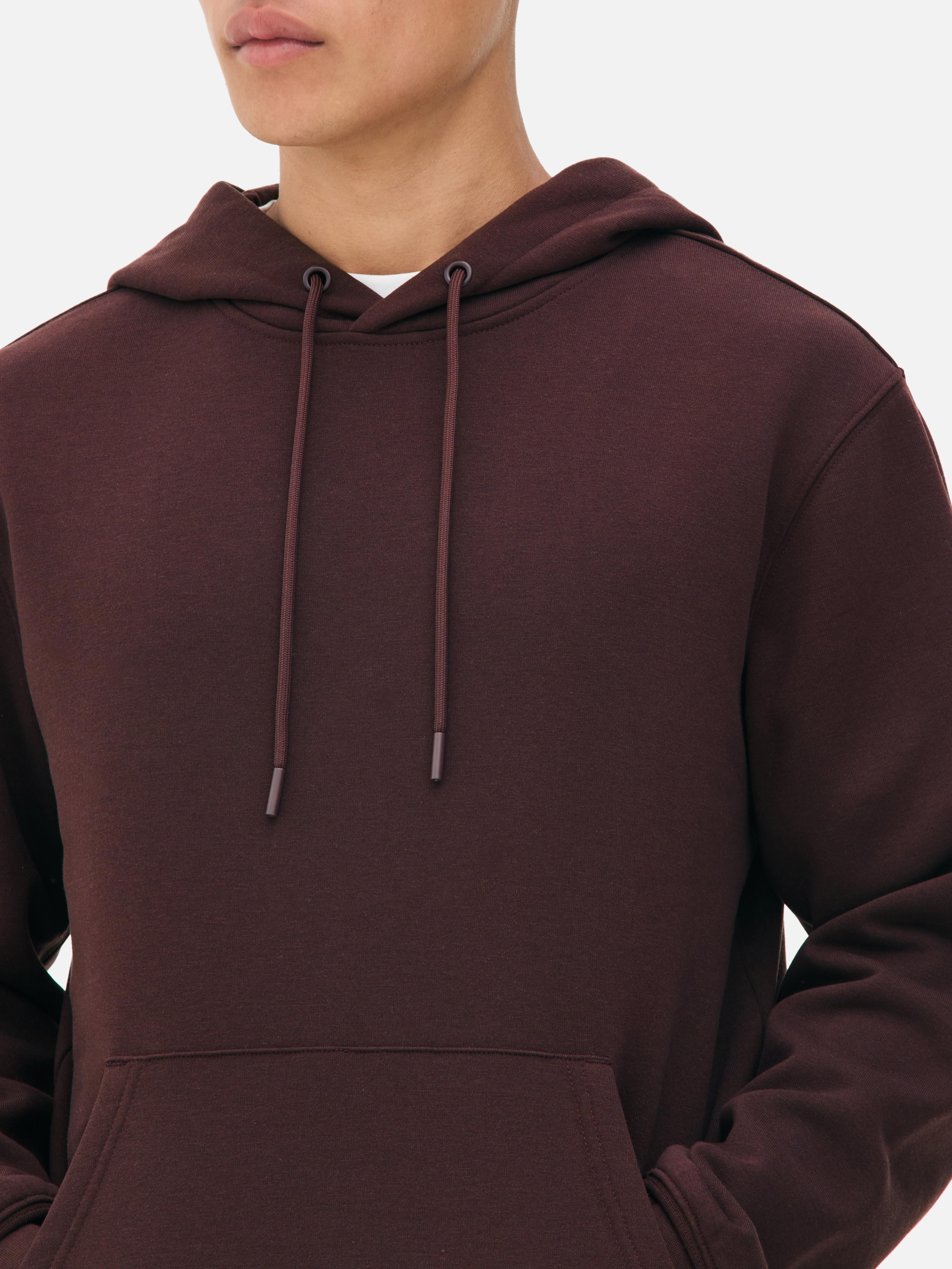 Drawstring Hoodie - Maroon