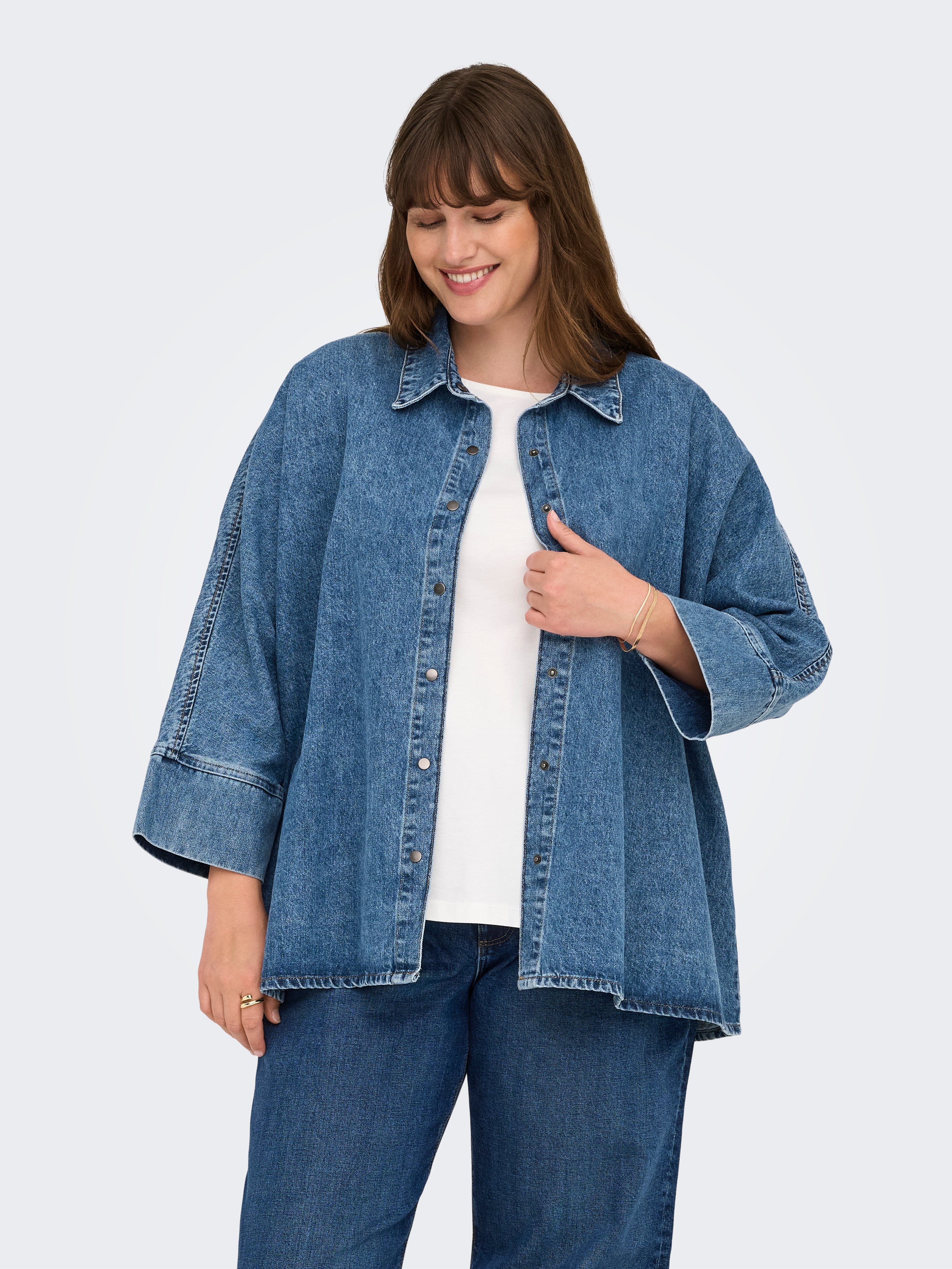 CARGRACE Denim shirt Medium Blue Denim