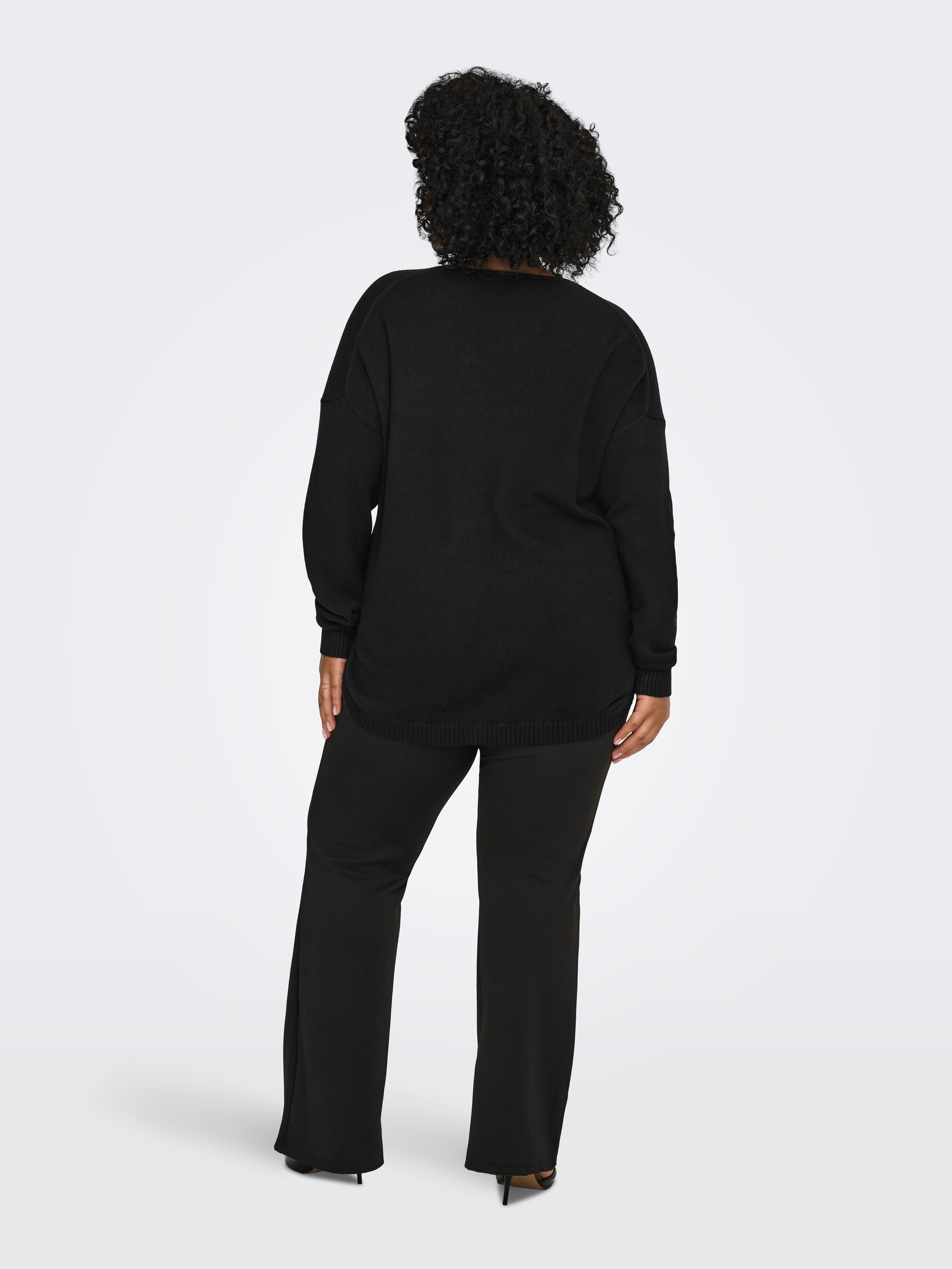 CARMARGARETA Knitted pullover Black