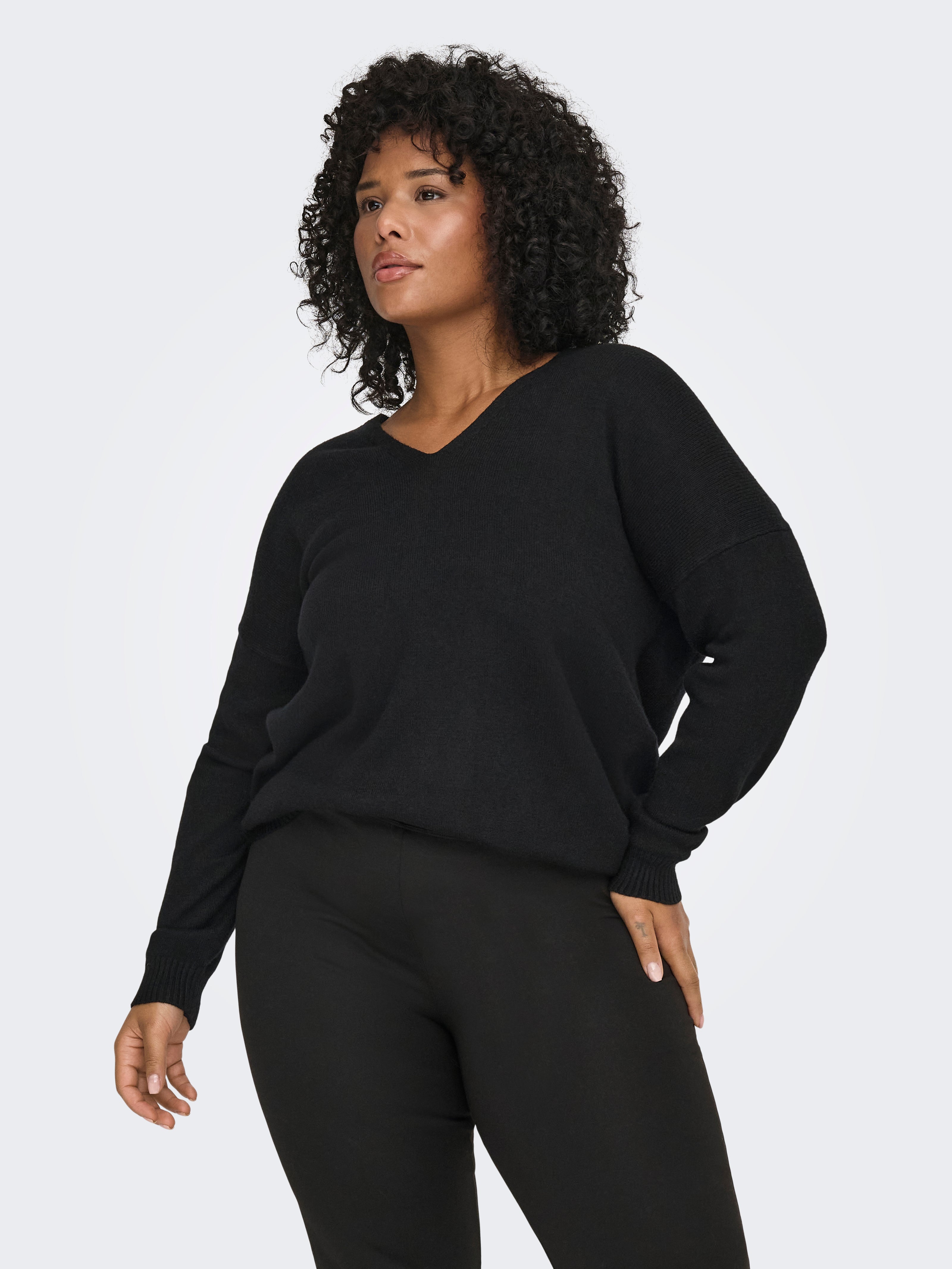 CARMARGARETA Knitted pullover Black