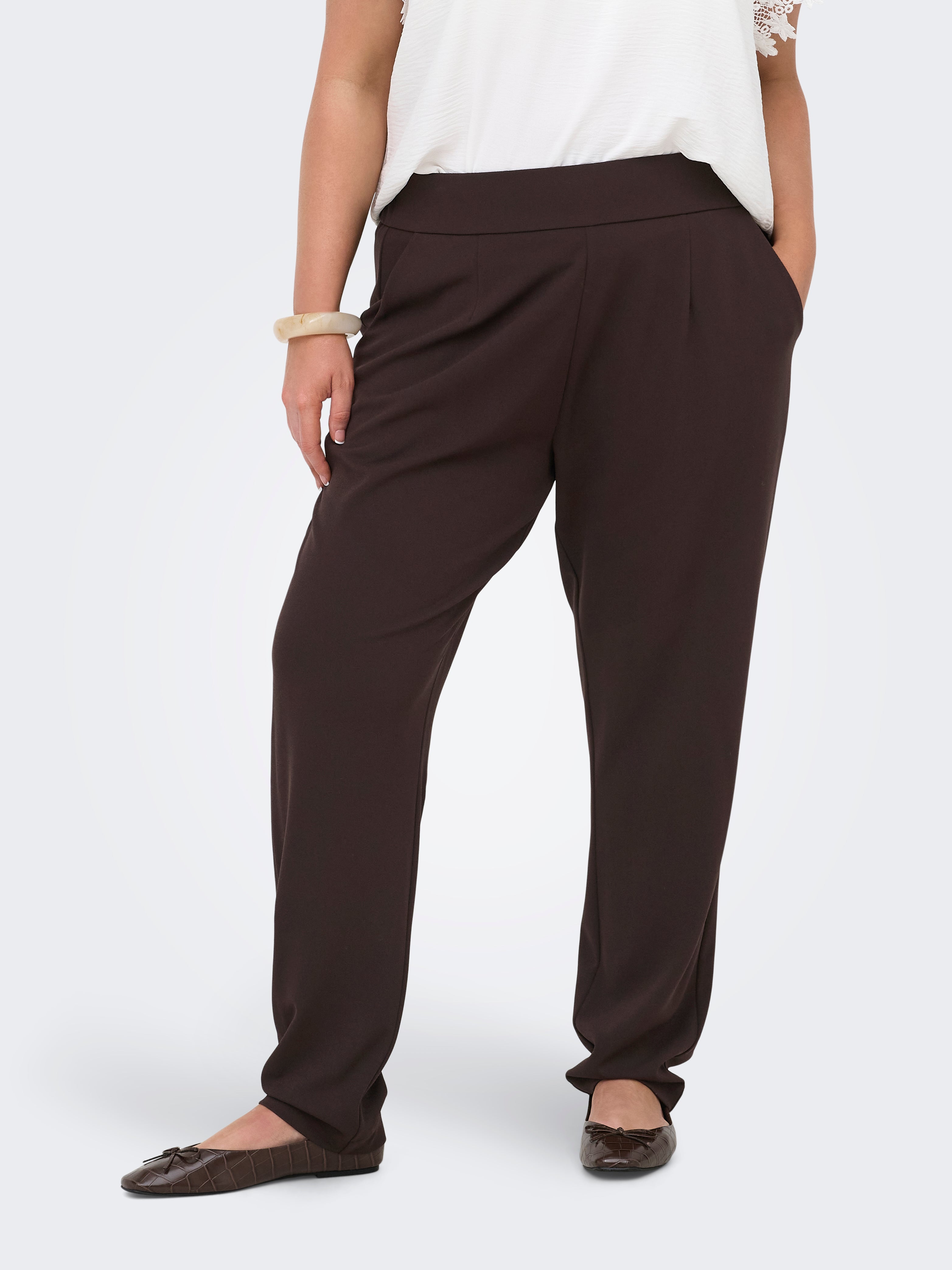 CARSTILLA cigarette pants Black Coffee