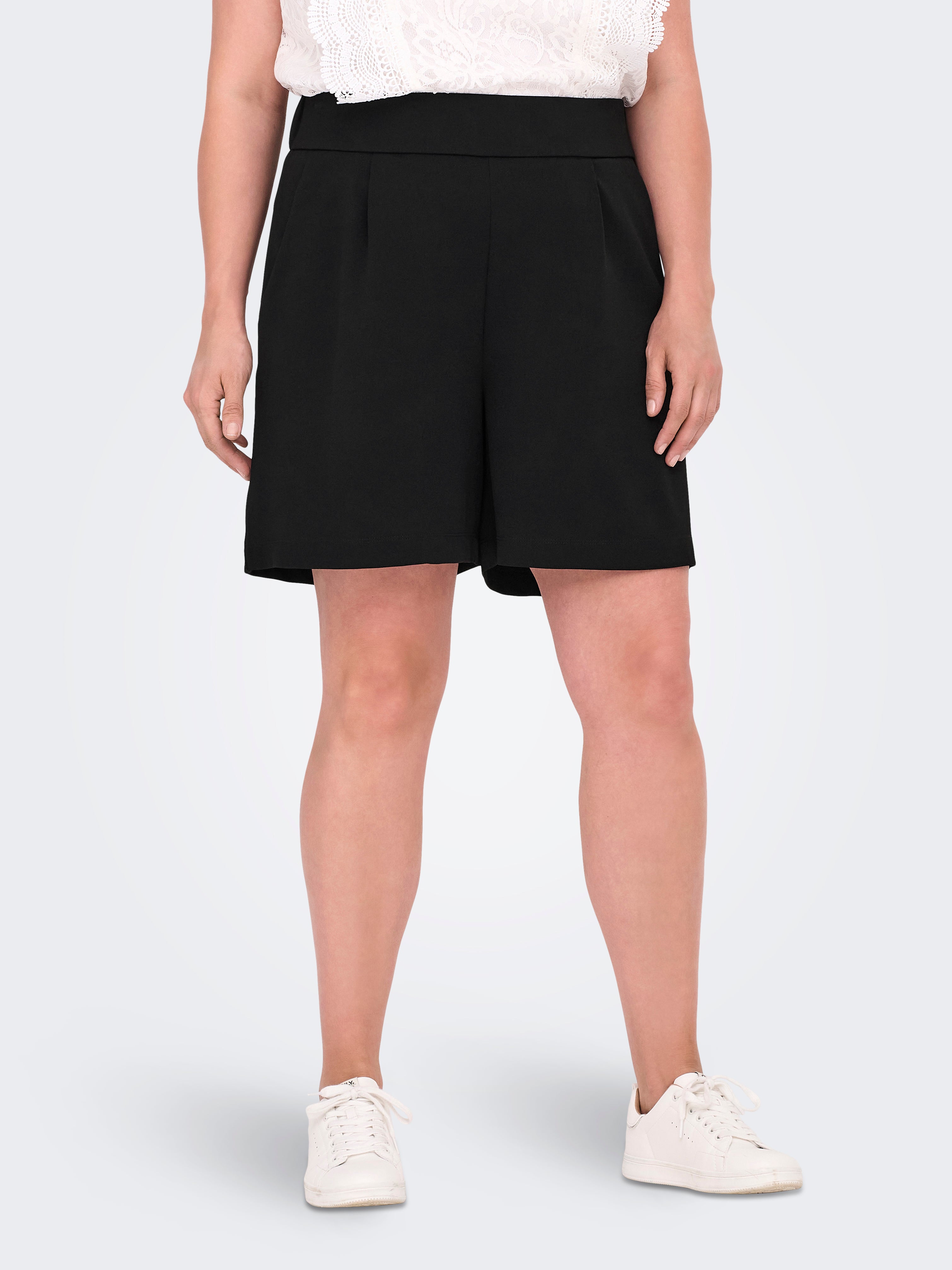 CARSTILLA High waist Regular Fit Shorts Black