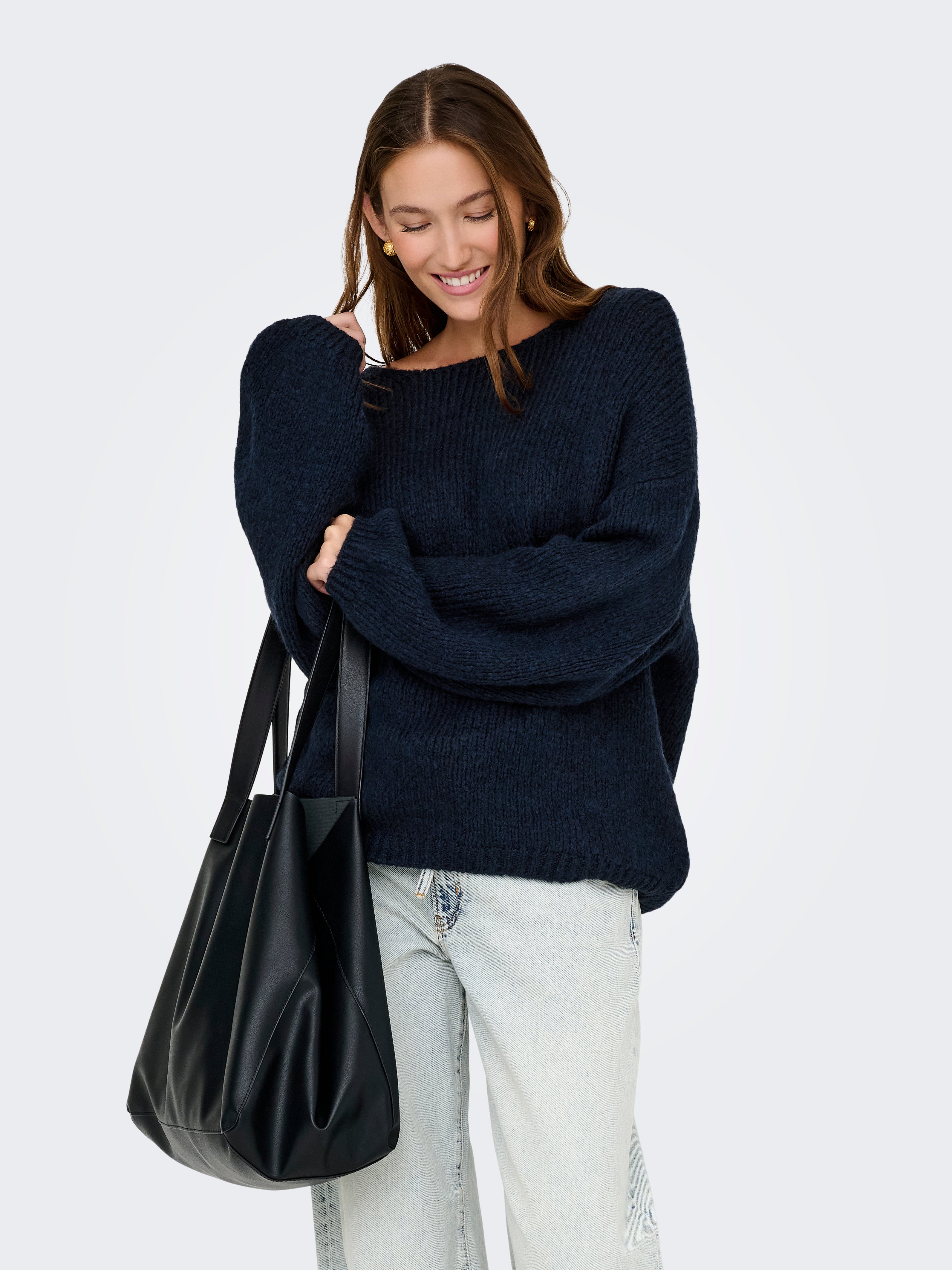 JDYDINEA Knitted pullover Total Eclipse