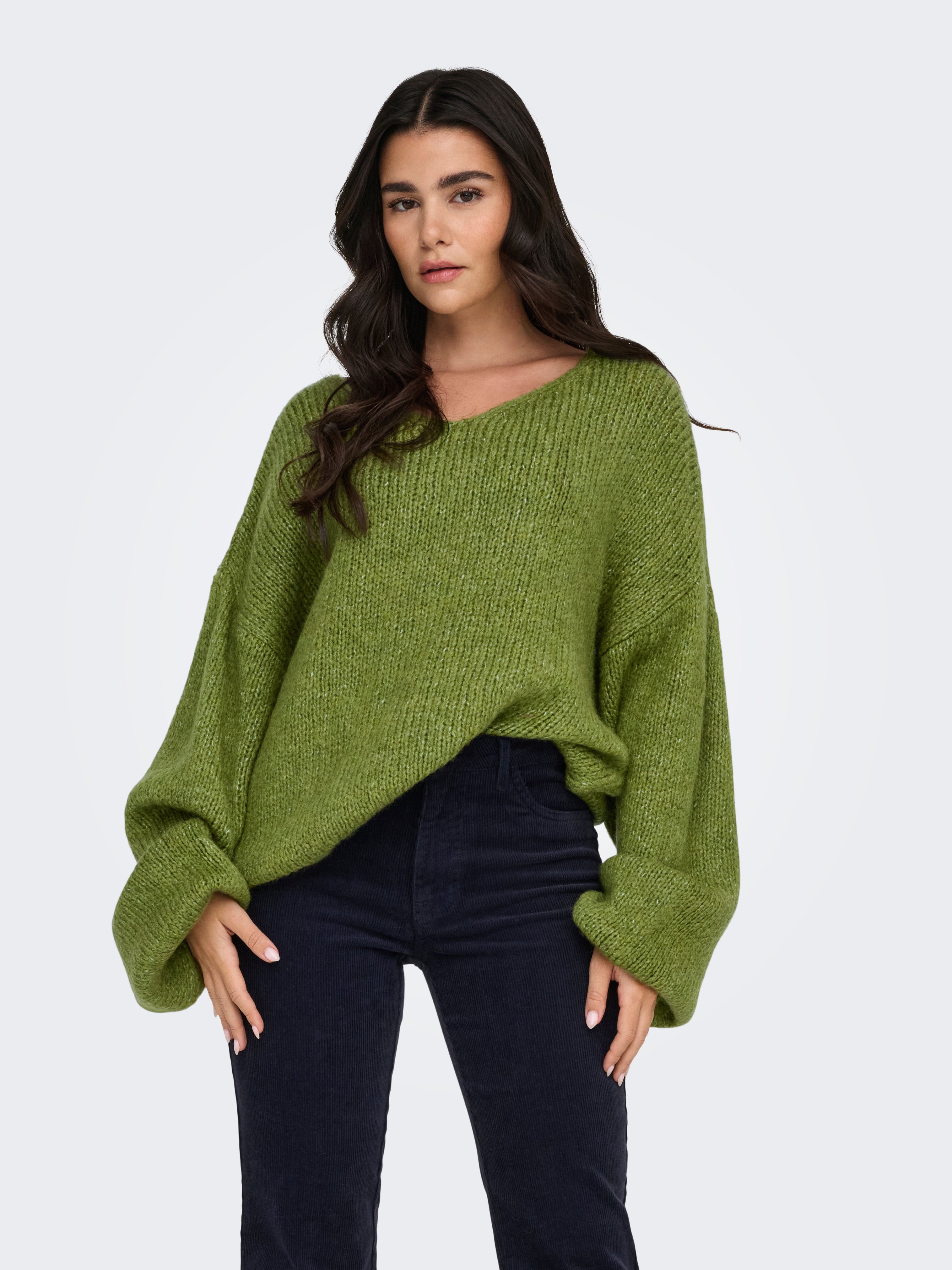 JDYDINEA Knitted pullover Fern