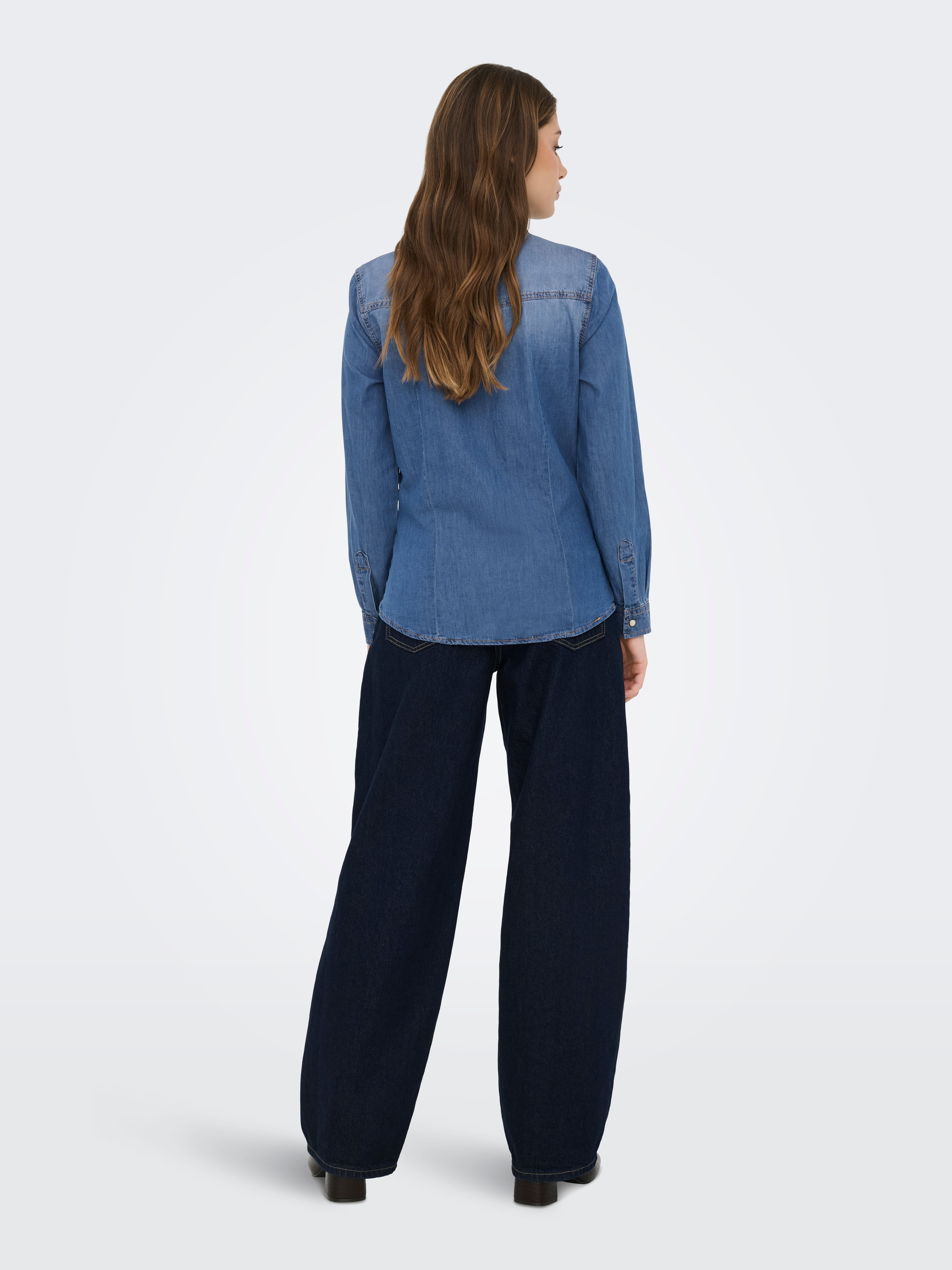 ONLALEXA Denim shirt Medium Blue Denim