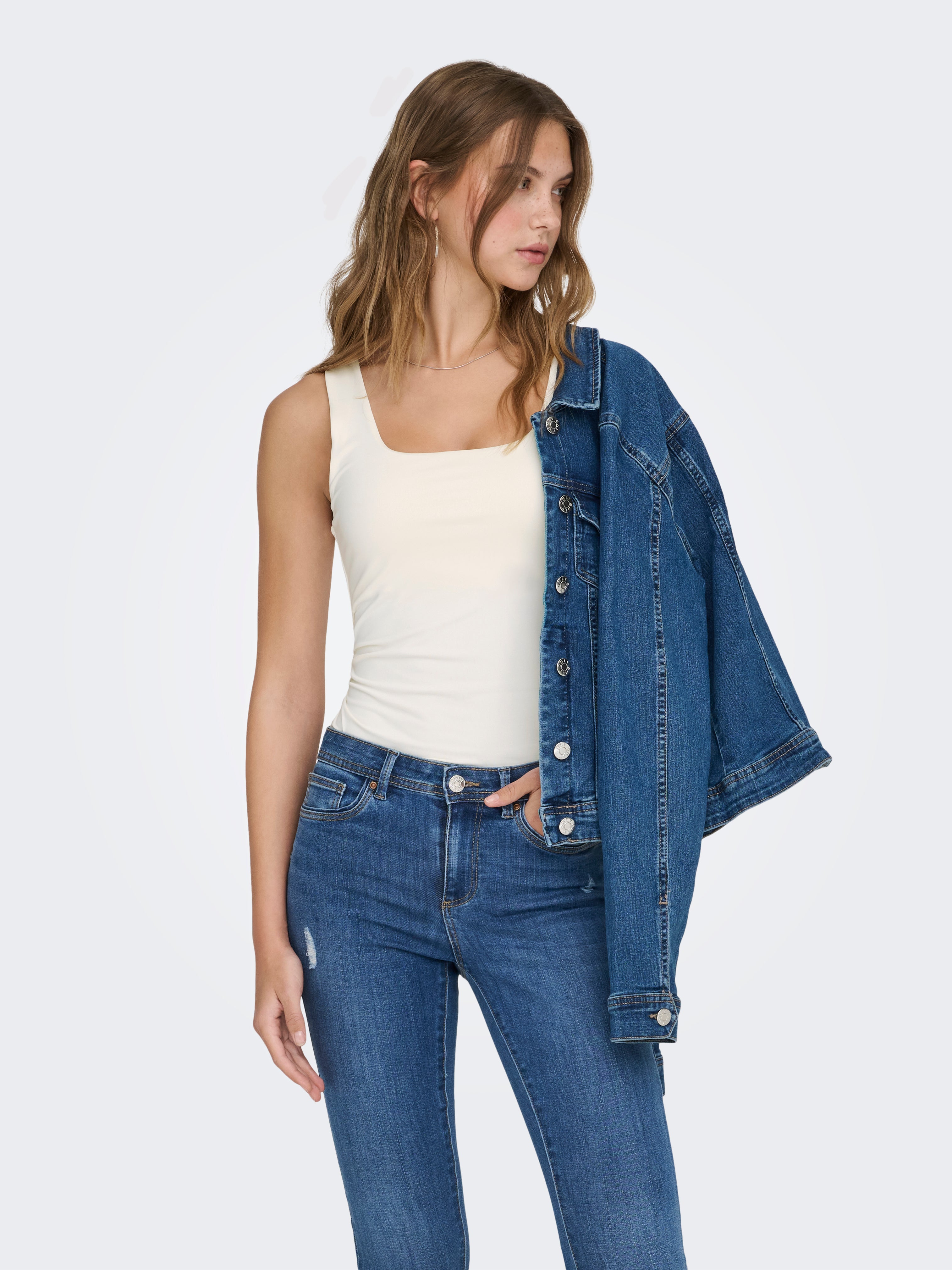 ONLEA Tank top Cloud Dancer