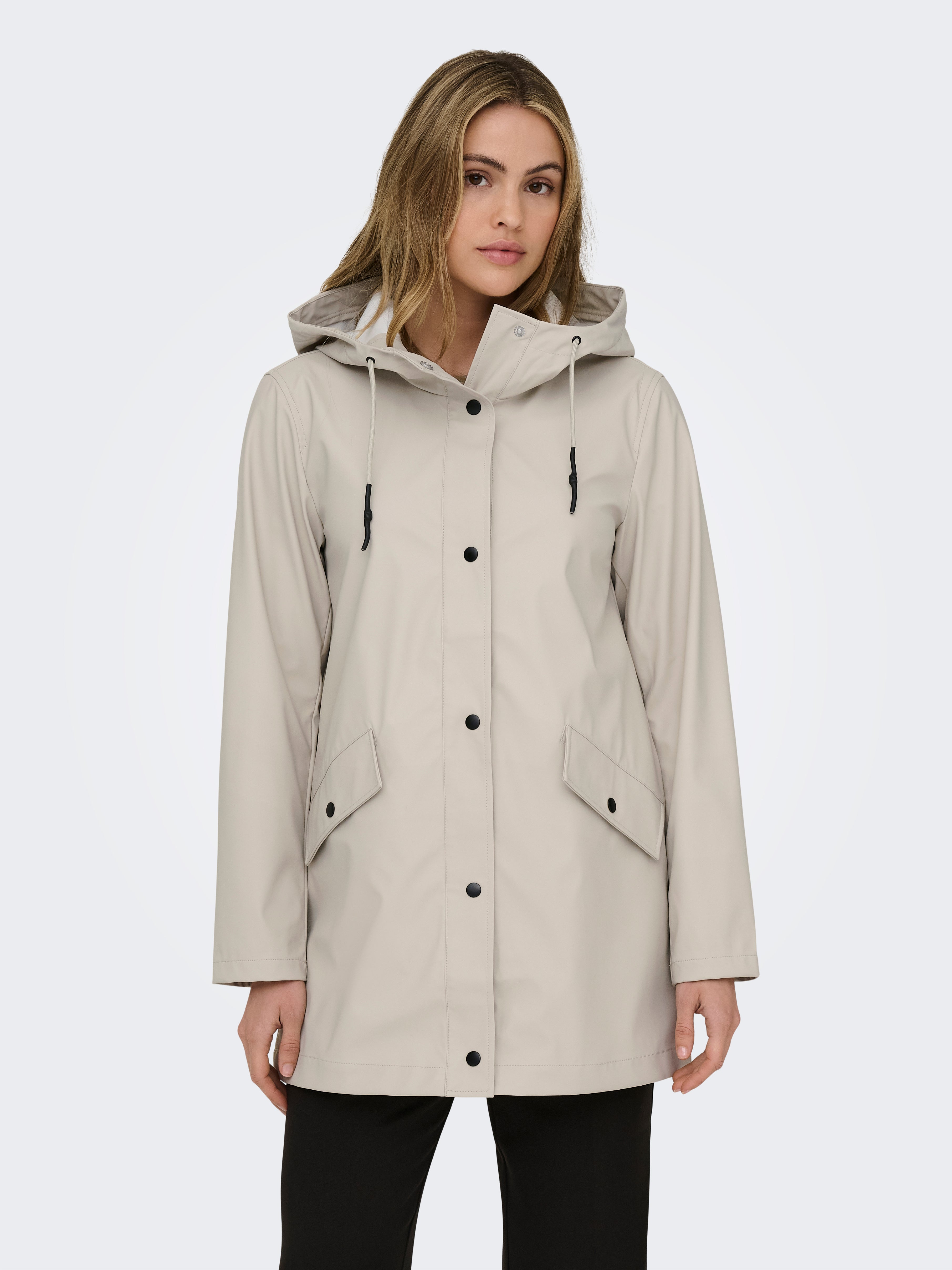 ONLELISA Raincoat Silver Lining