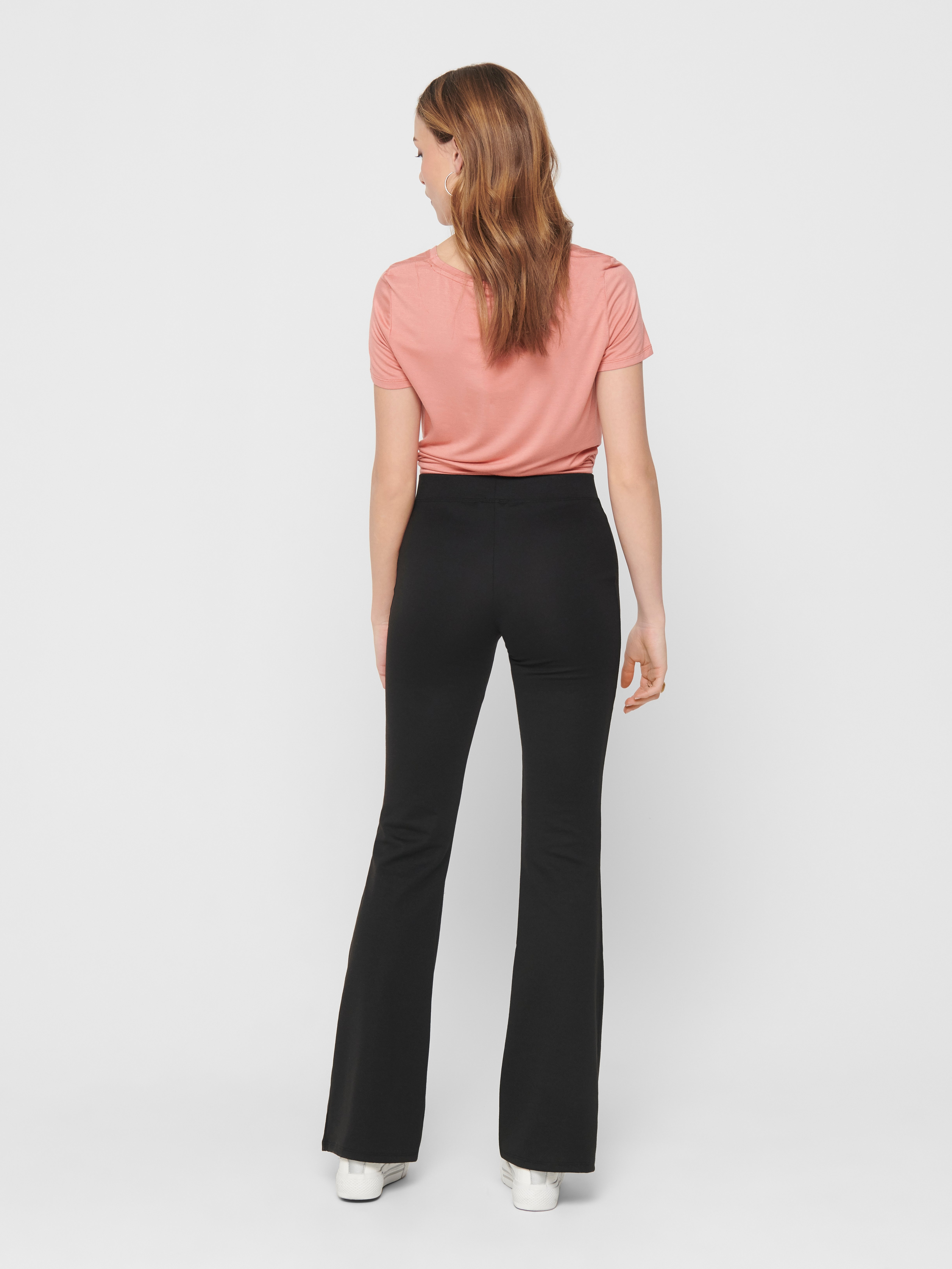 ONLFEVER Regular Fit Wide-leg trousers Black