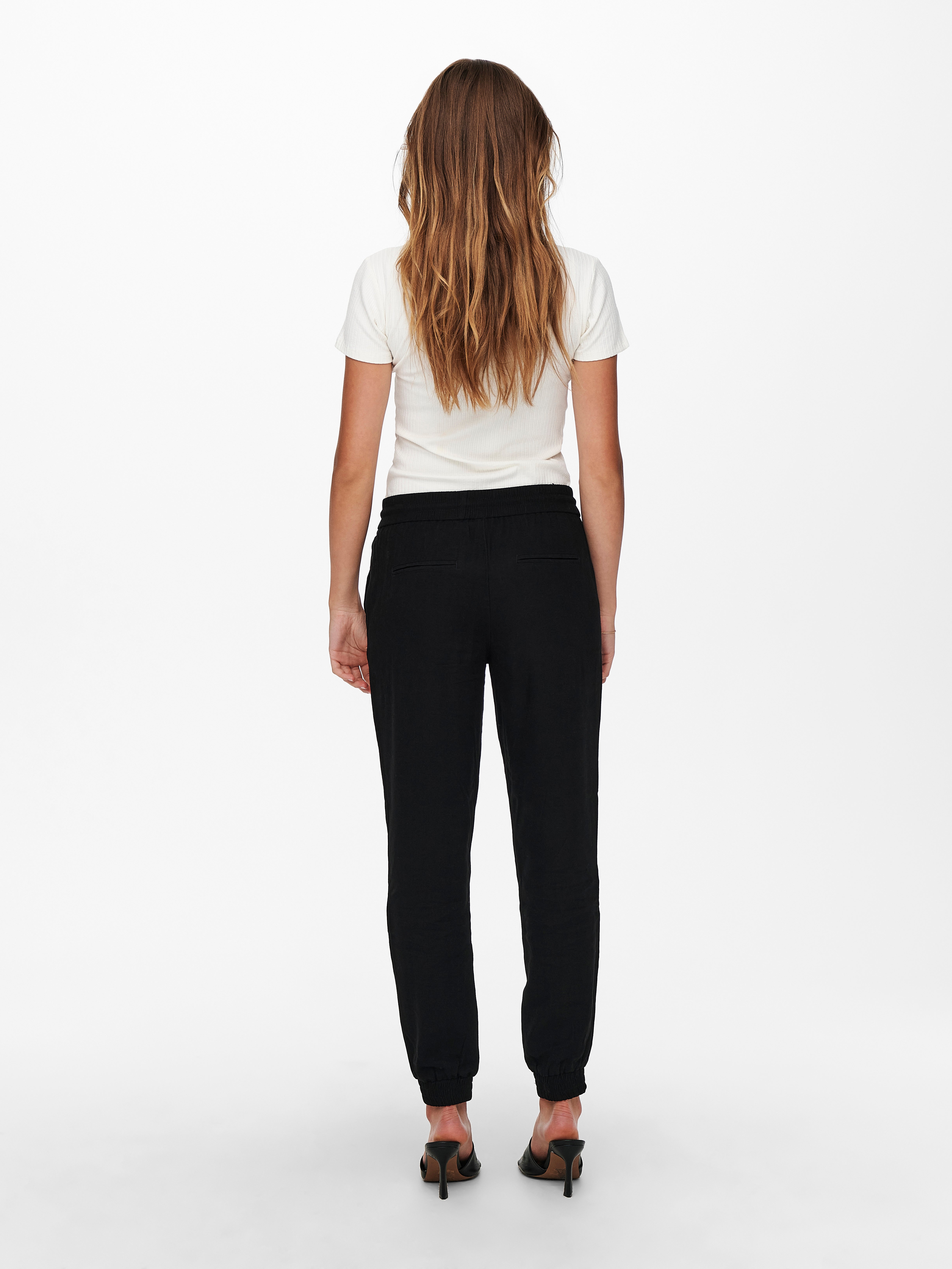 ONLKELDA-EMERY Regular Fit Wide-leg trousers Black