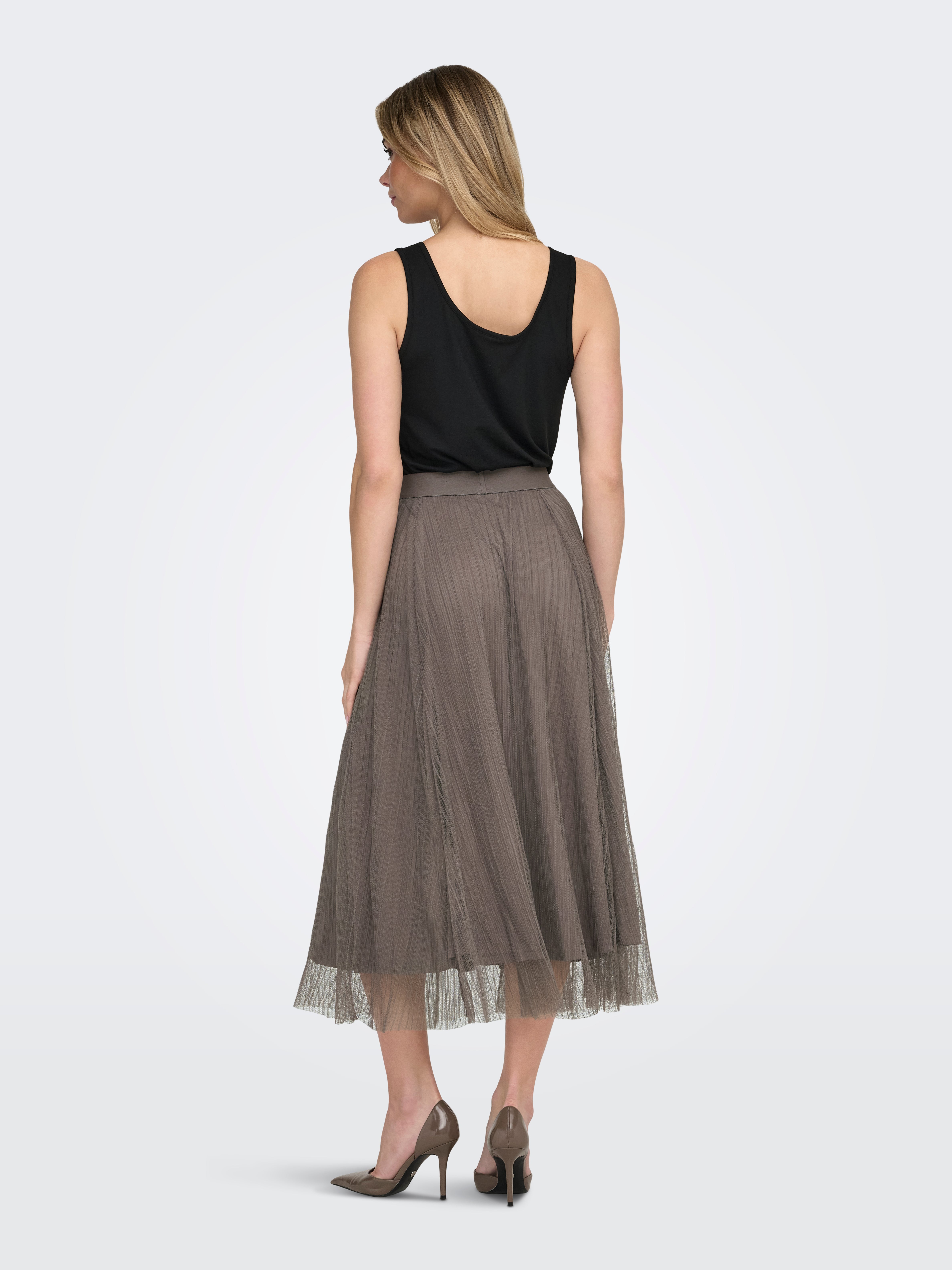 ONLLAVINA Long skirt Antler
