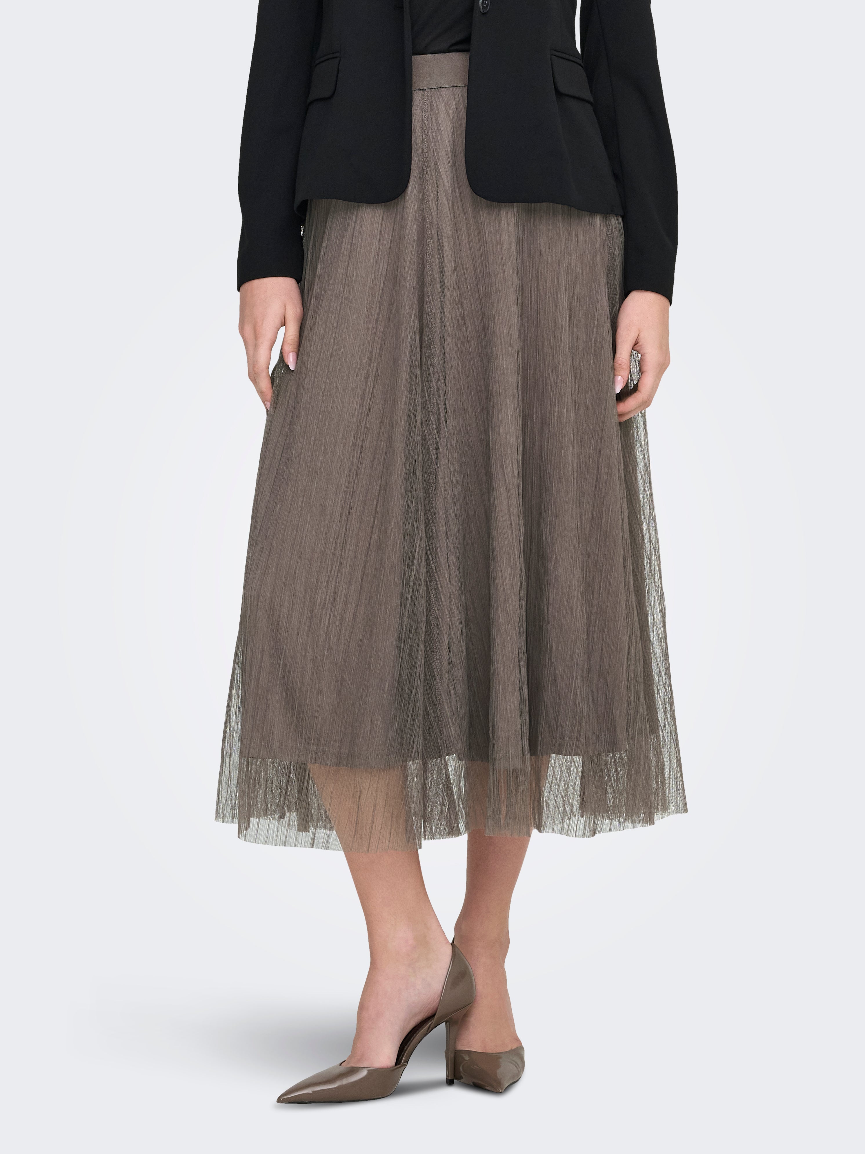 ONLLAVINA Long skirt Antler