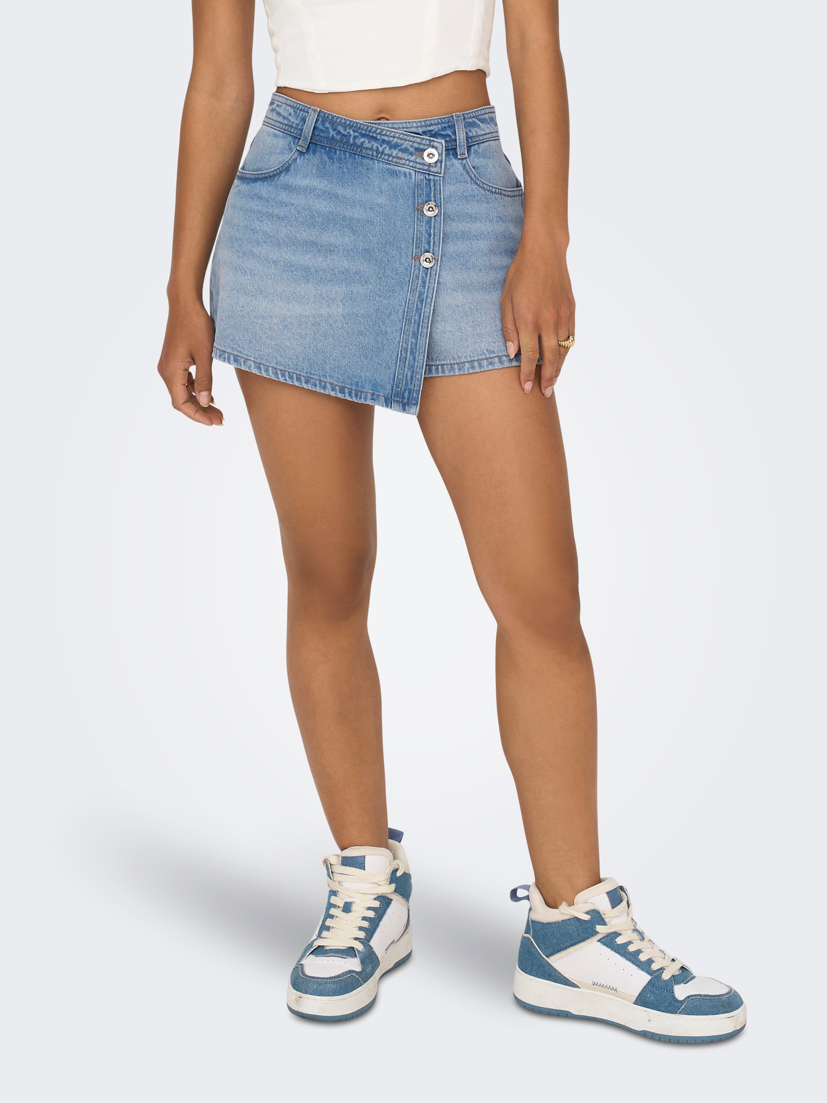 ONLLESLY Skort Light Blue Denim