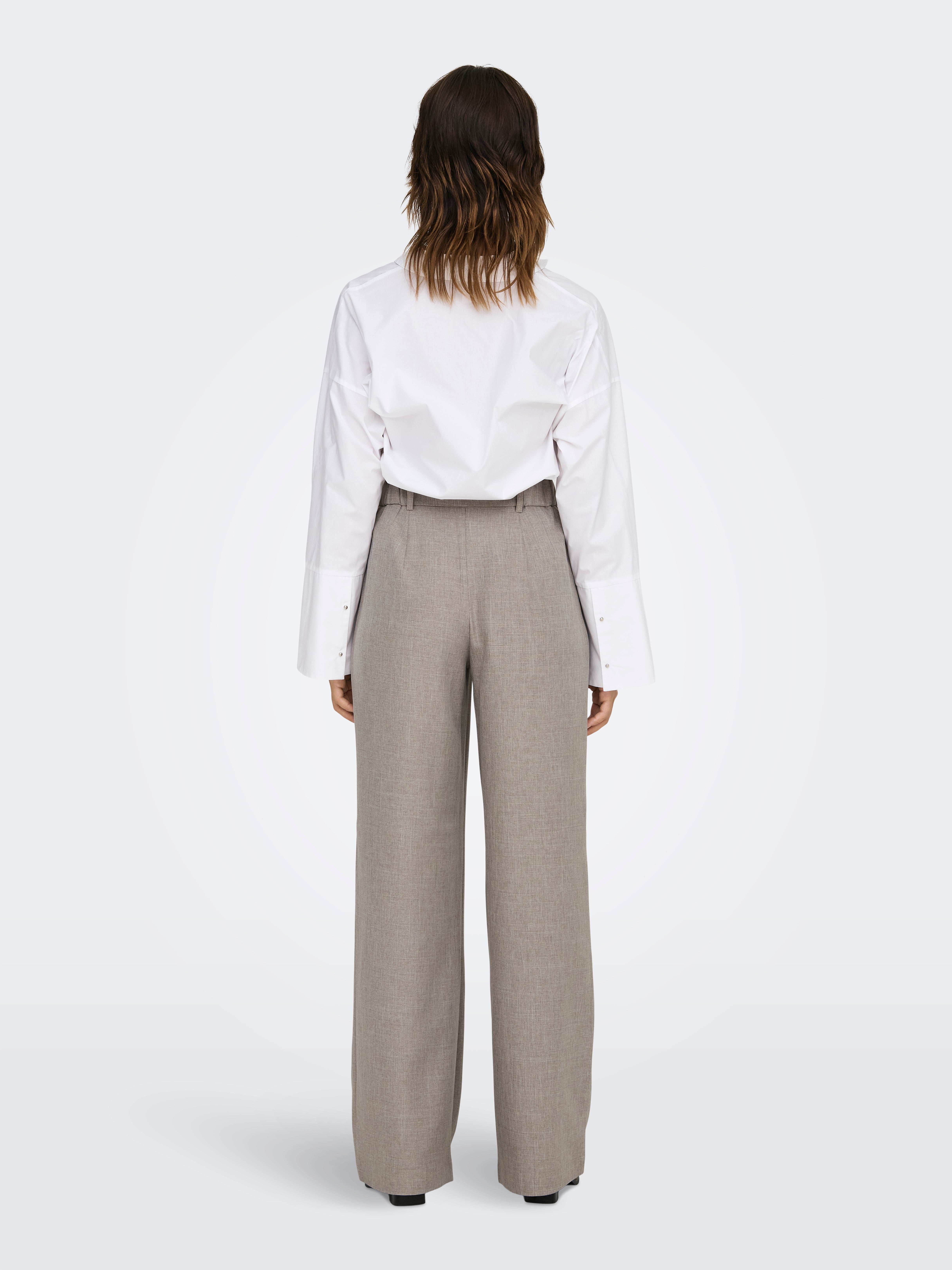 ONLLINDA Straight Fit Trousers Fungi