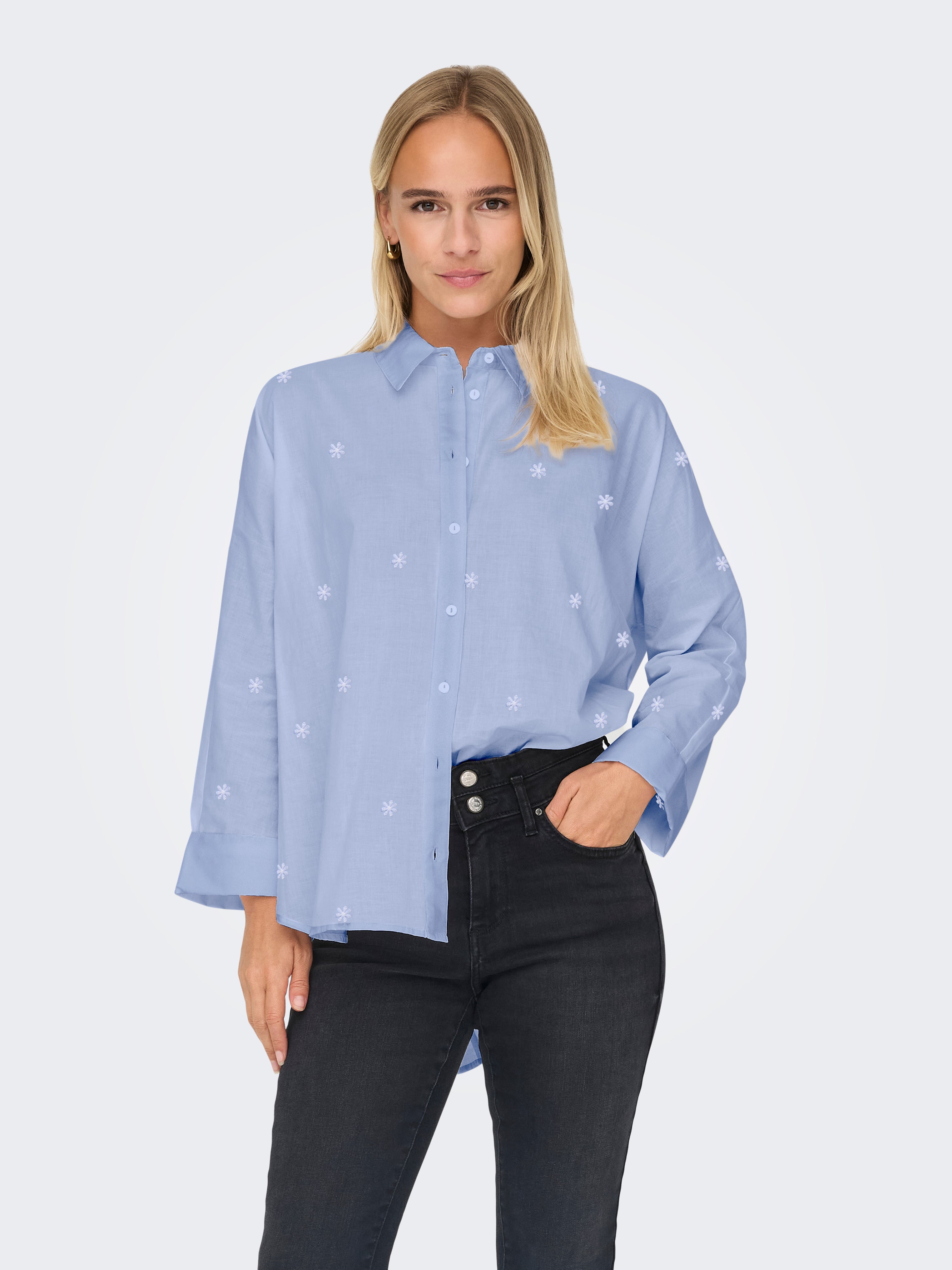 ONLNEW Shirt Brunnera Blue