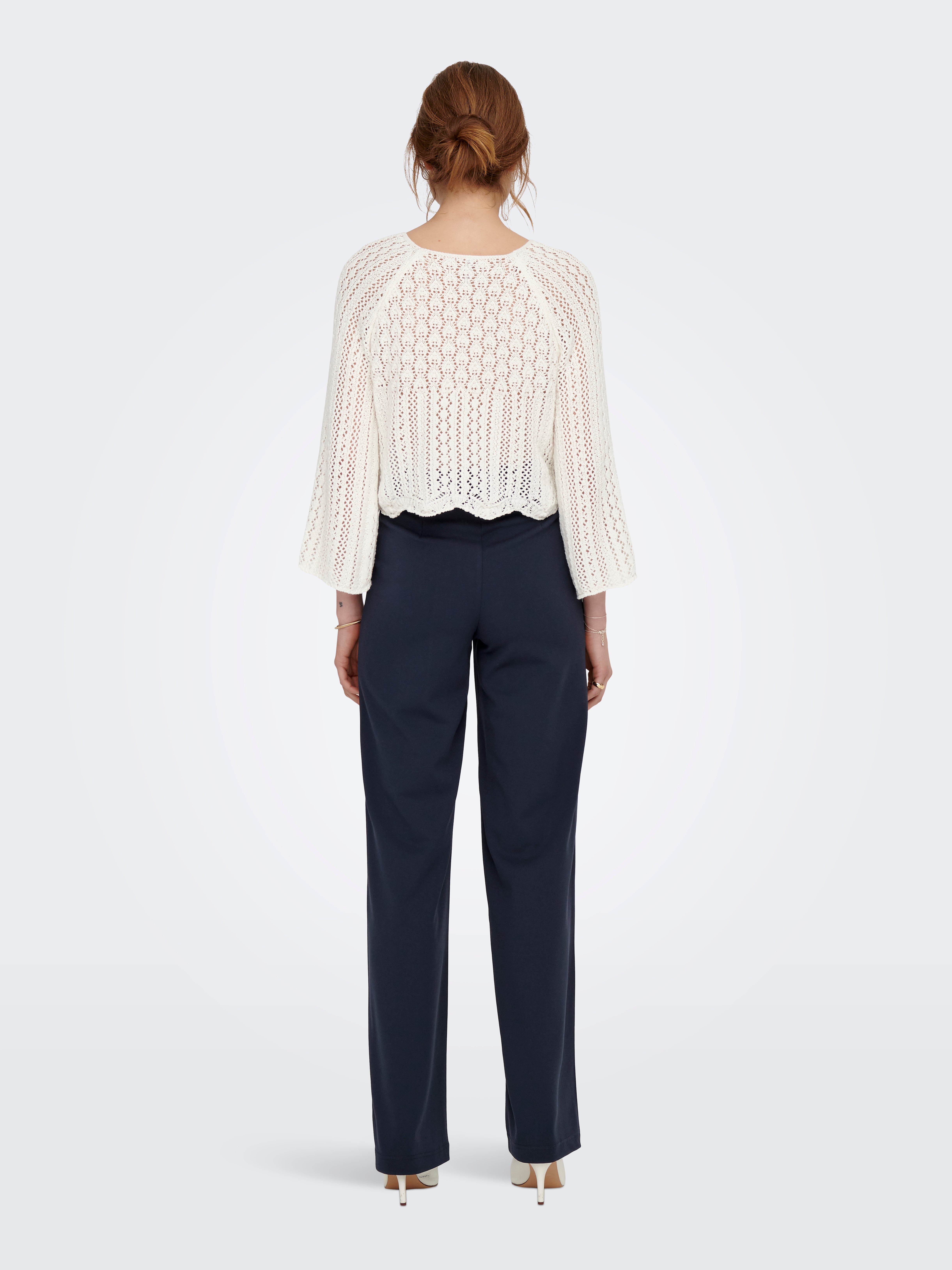 ONLNOLA Knitted pullover Cloud Dancer