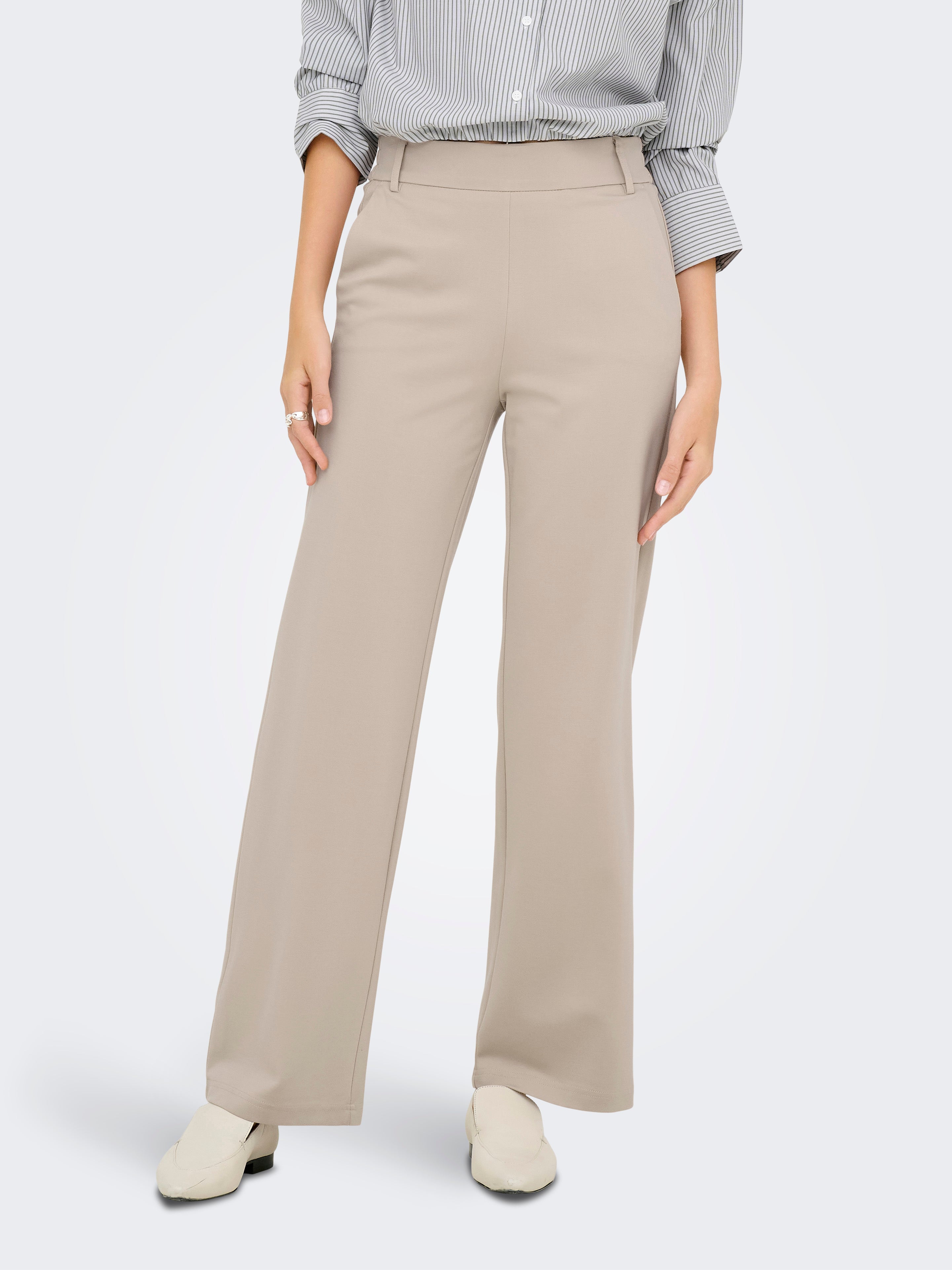 ONLPOPTRASH Straight Fit Tailored trousers Pure Cashmere