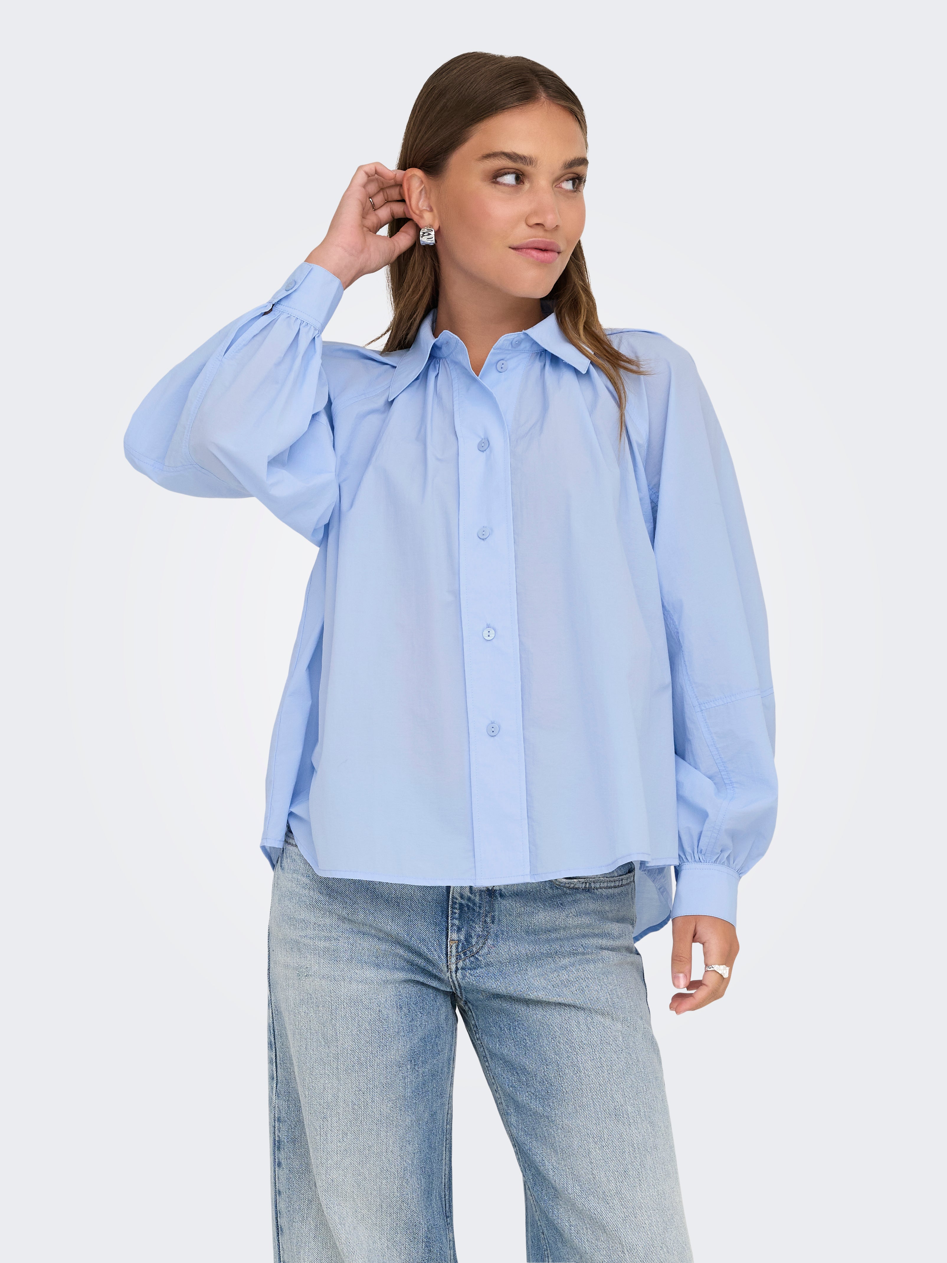 ONLRIVER Shirt Cashmere Blue