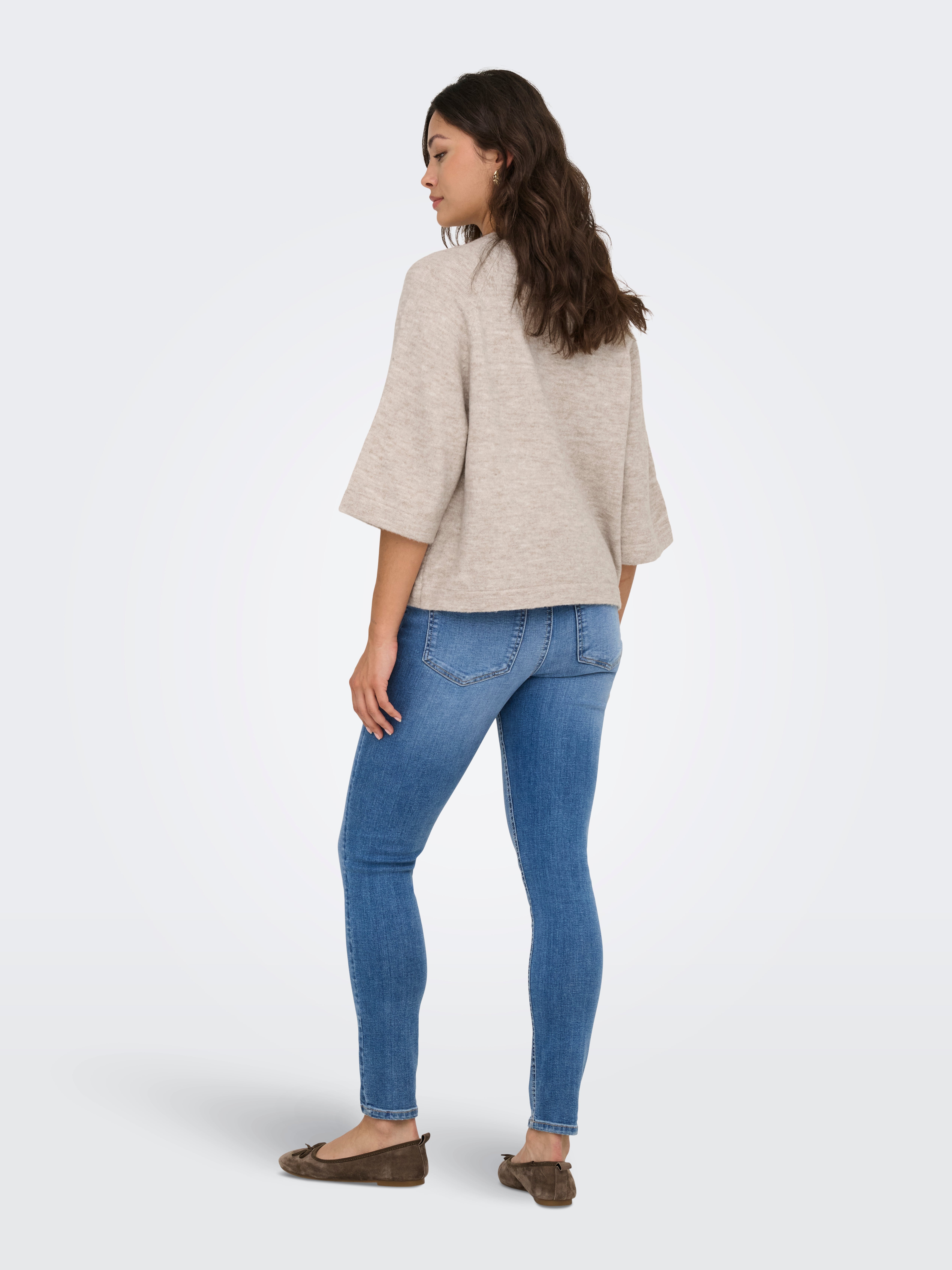 ONLSIMONI Knitted pullover Pumice Stone