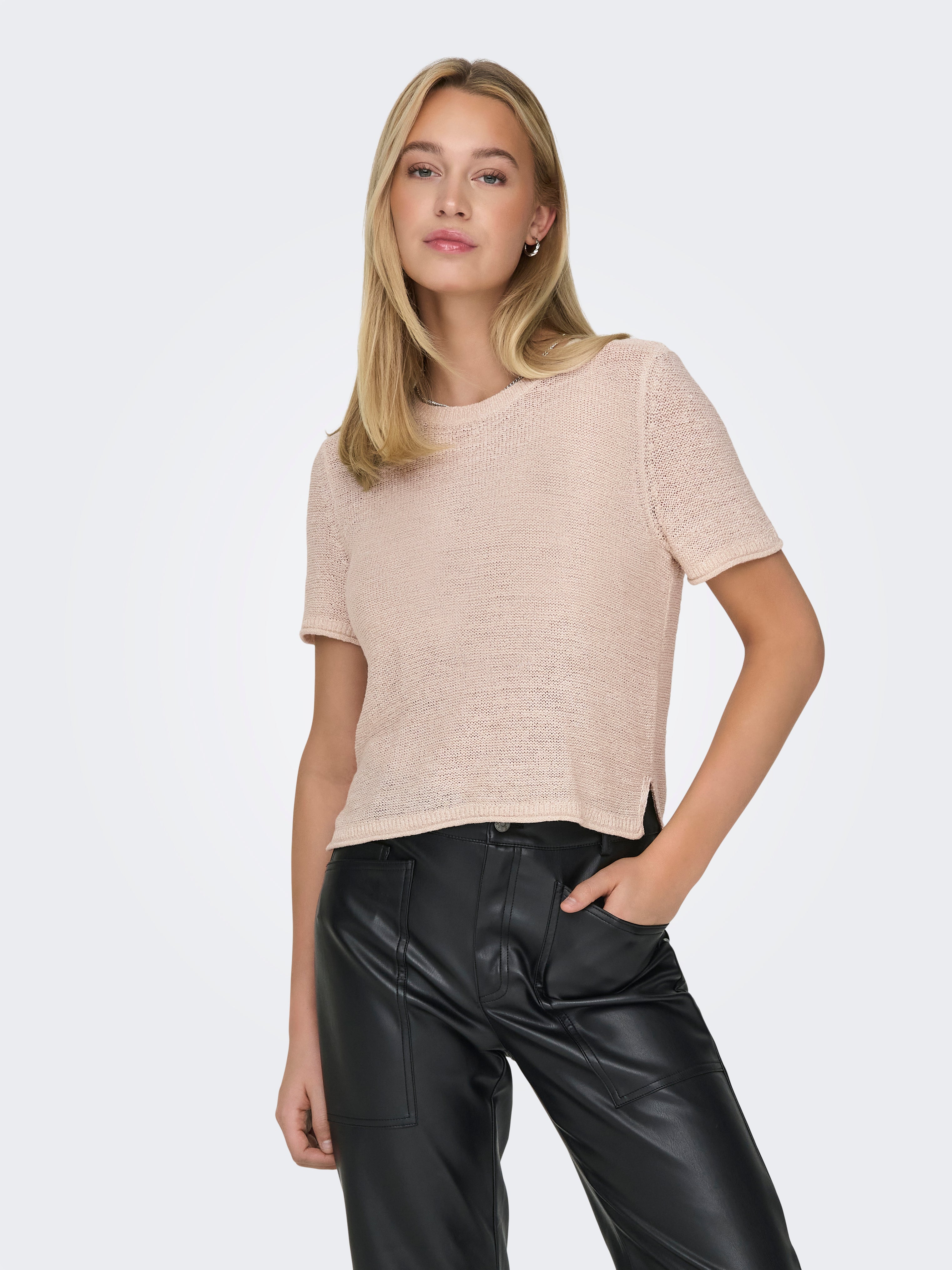 ONLSUNNY Knitted top Pumice Stone