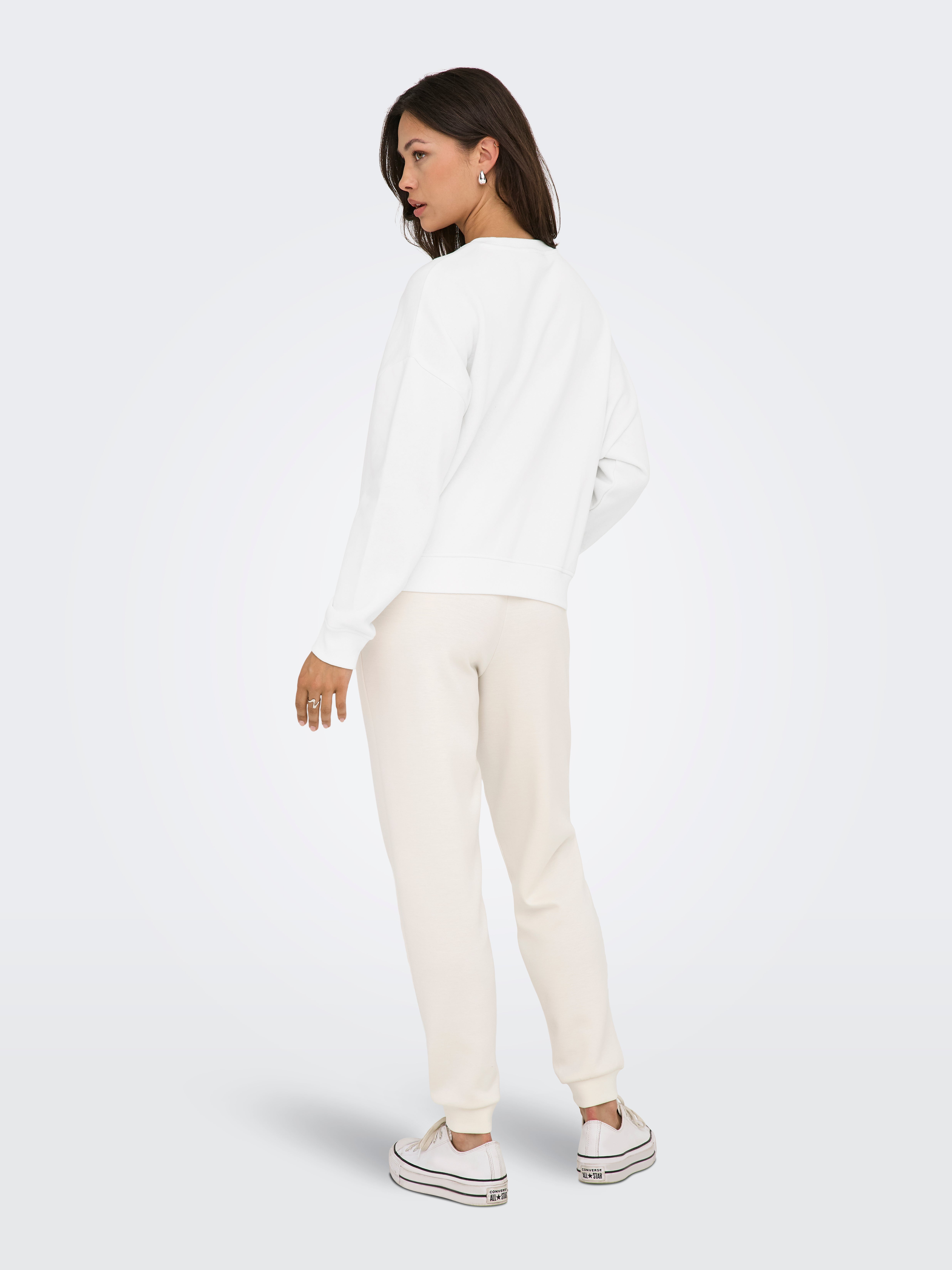 ONLSWEAT Sweatshirt White