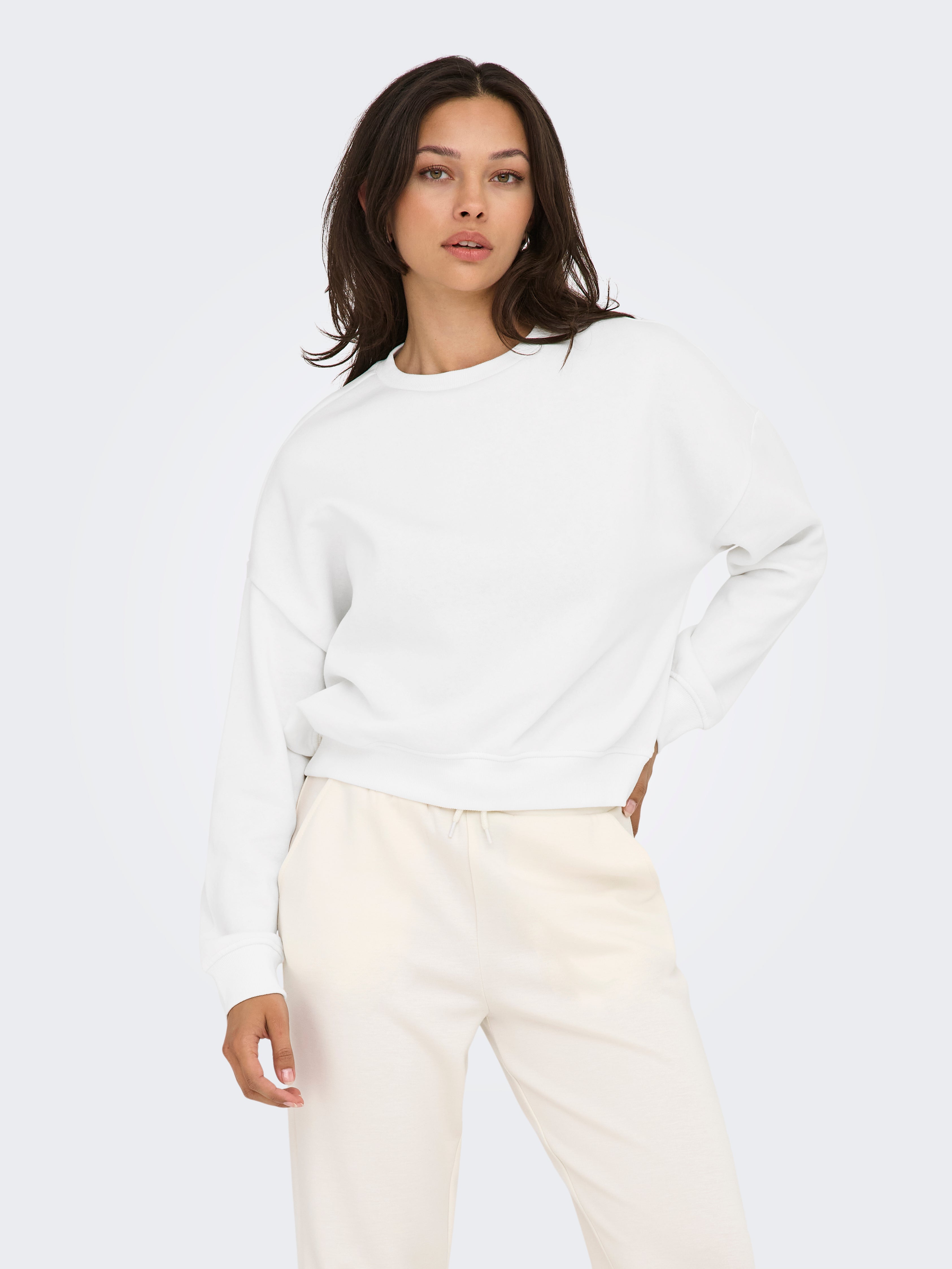 ONLSWEAT Sweatshirt White