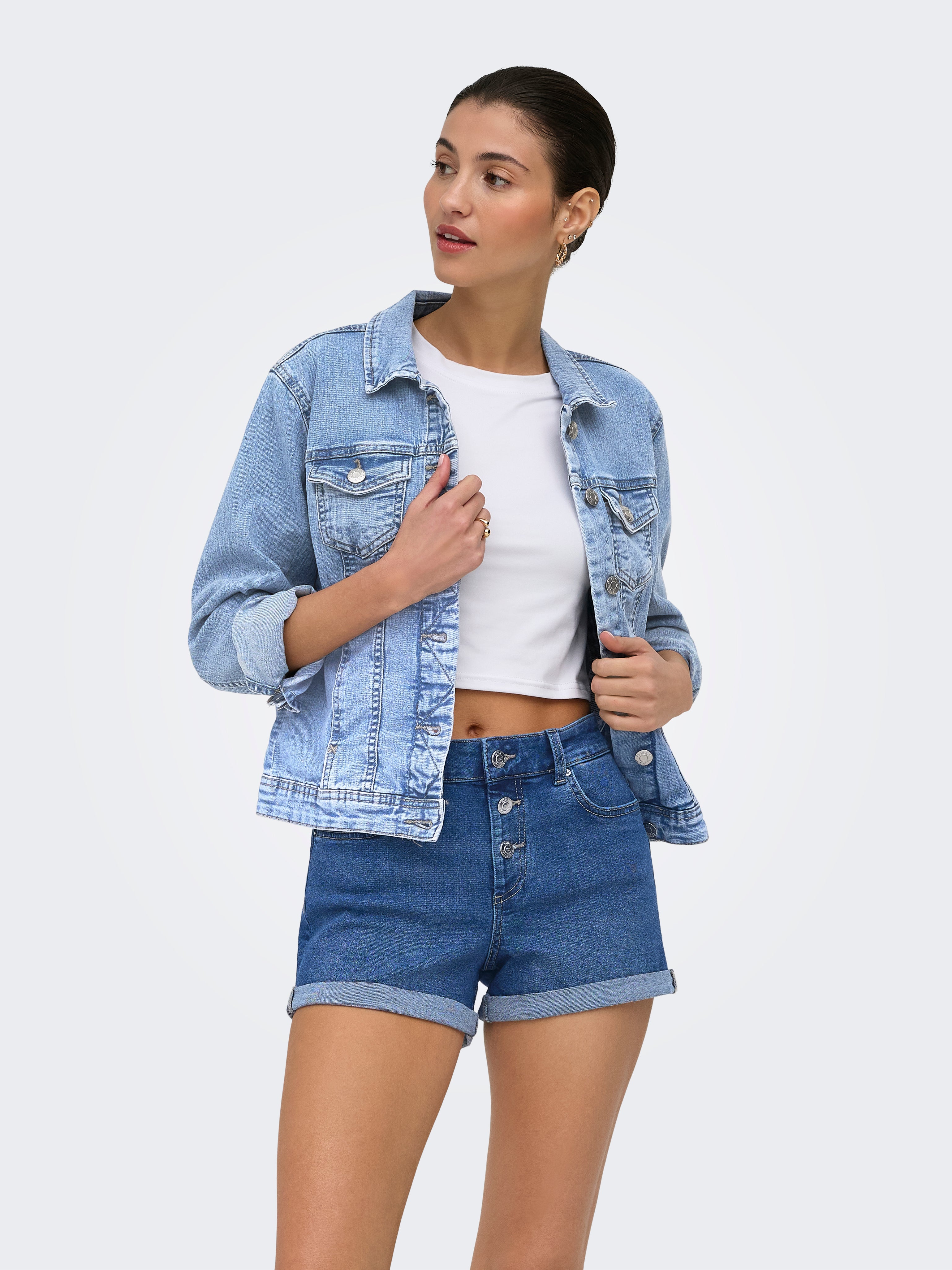 ONLWONDER Denim jacket Light Blue Denim