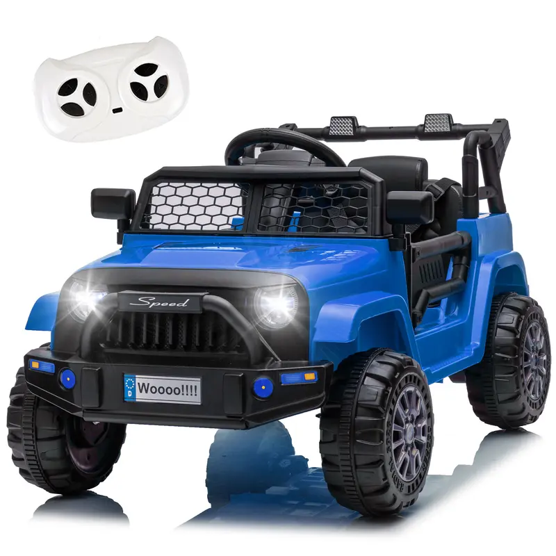 12V Kids Ride On Truck with Parental Control & Bluetooth