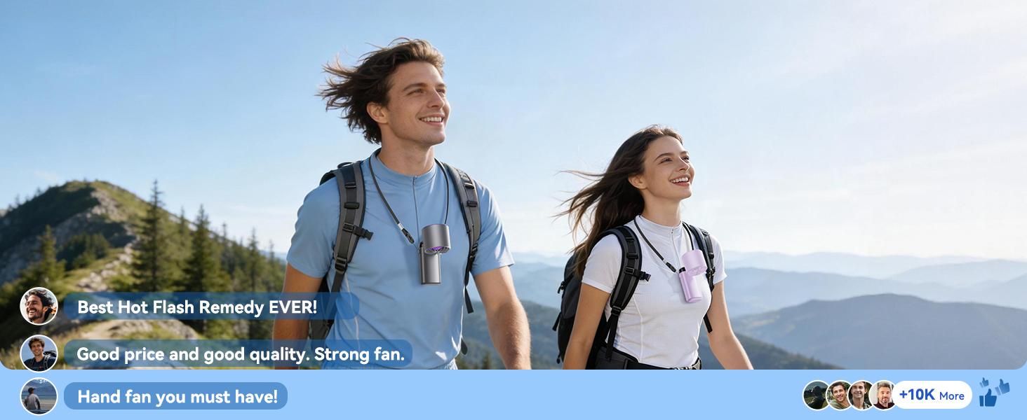 KIMMOO 4-in-1 Handheld Turbo Fan - Adjustable, Rechargeable Wind Cooling Mini Portable Fan with 199 Speed Settings, 21000 RPM High Speed, Digital Display, 120&deg; Rotatable, 12H Long-Lasting USB Charge for Travel, Office Desk Use, Adjustable Turbo Fan summer