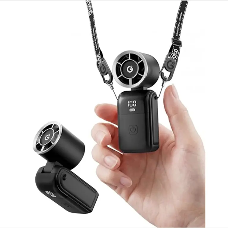 GAIATOP Super Mini Handheld Fan - USB Rechargeable, 6-Gear