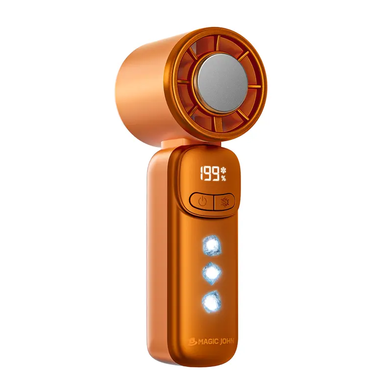 MAGIC JOHN Mini Handheld Cooling Fan – 199-Speed Portable Summer Fan