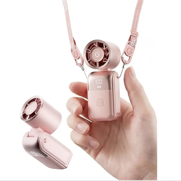 GAIATOP Super Mini Handheld Fan - USB Rechargeable, 6-Gear
