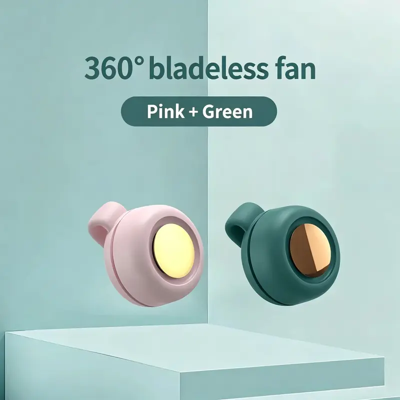 Summervibes Portable Bladeless Electric Fan with Adjustable Speeds
