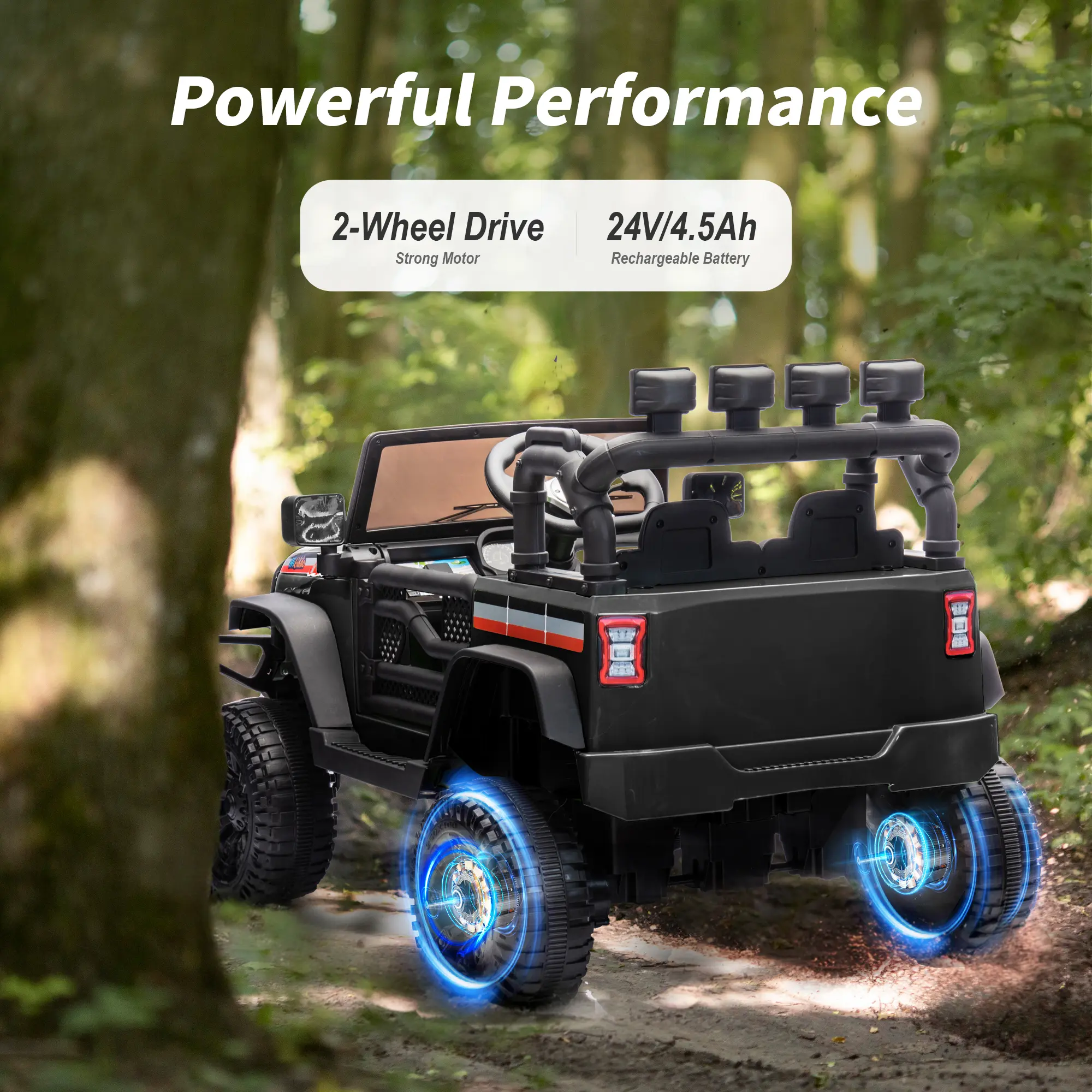 Kids Ride on Truck Car 12/24V Electric Jeep with Remote